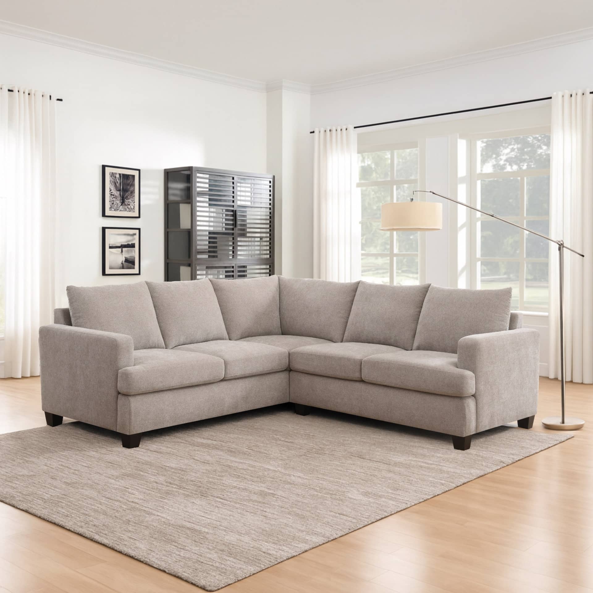 East & Vine Sonia Fabric Sectional