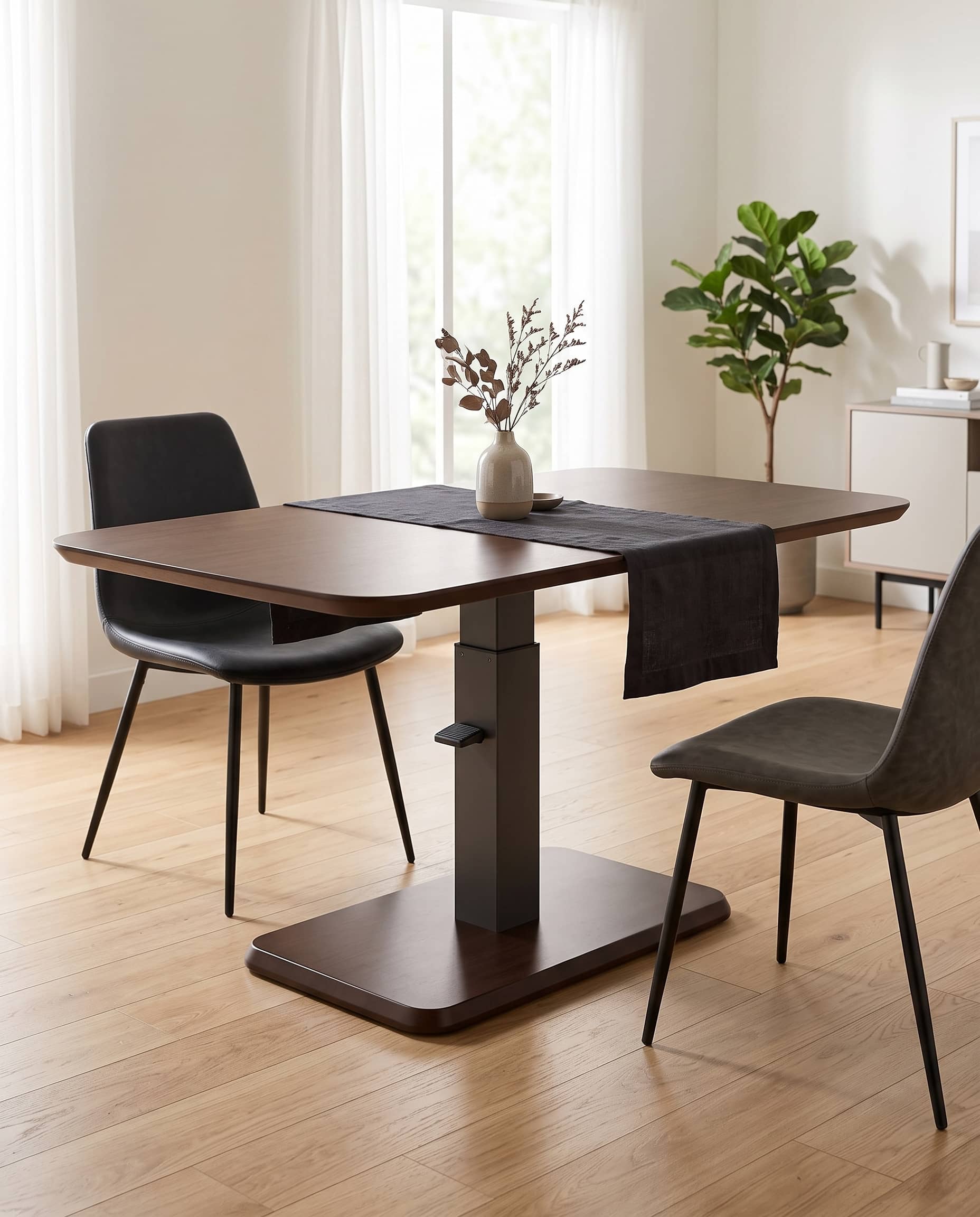 Nitori Height-Adjustable Dining Table