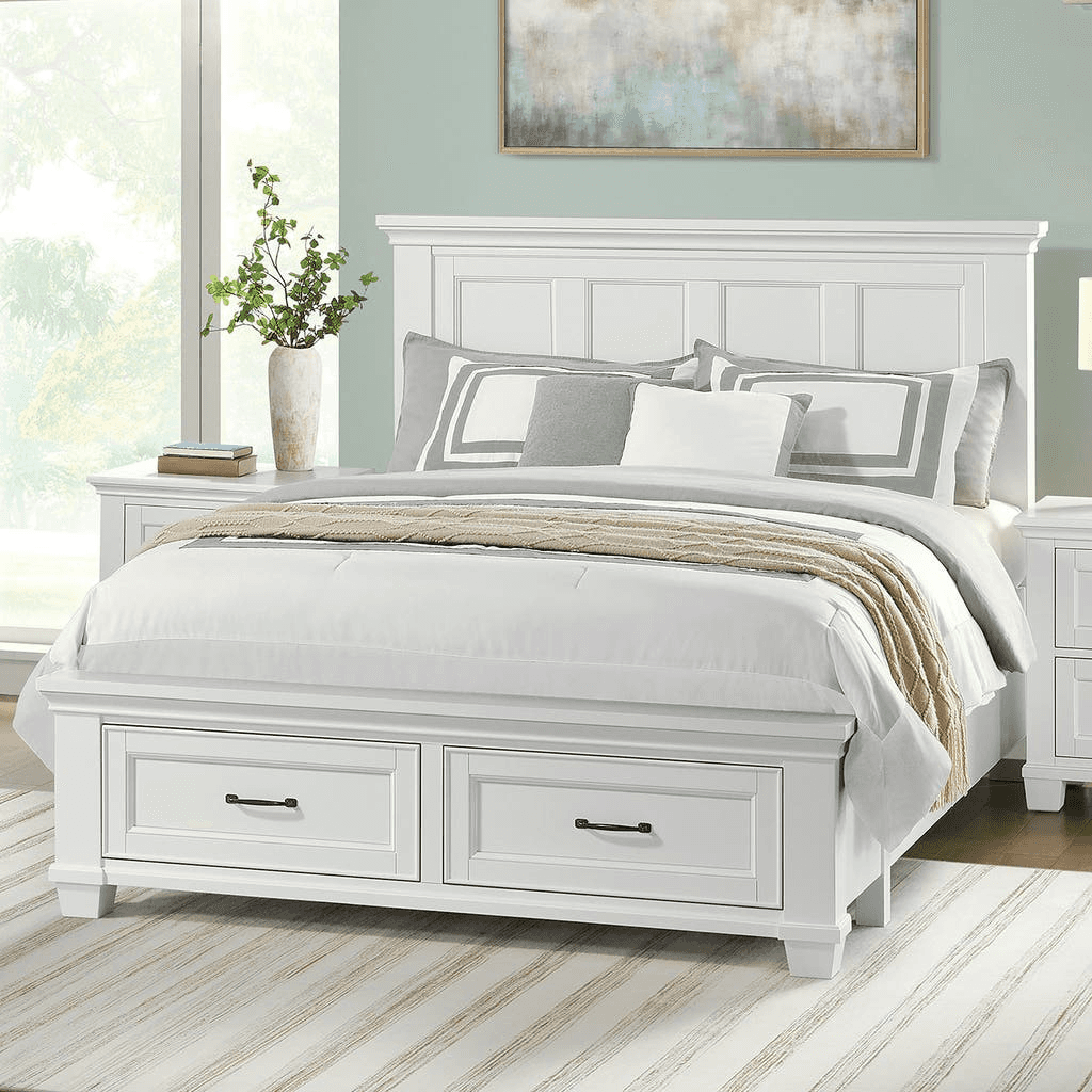 Rose Universal Broadmoore Bed Frame with Storage, King