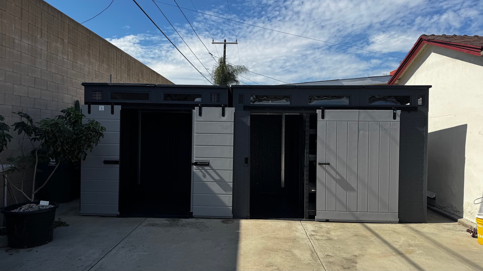 Two Suncast Sheds — 8'x7' + 10'x7'