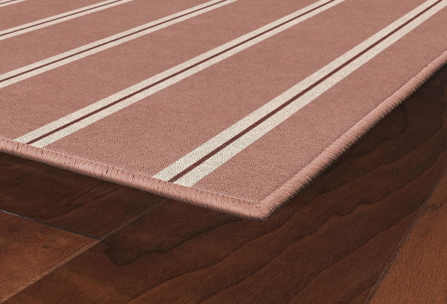 Brumlow Mills Vertical Stripes Traditional Print Pattern Indoor Area Rug, Perfect for Living Room Decor, Dining, Kitchen Rugs, Bedroom or Entryway Rug, 5' x 8', Terra Cotta image 7