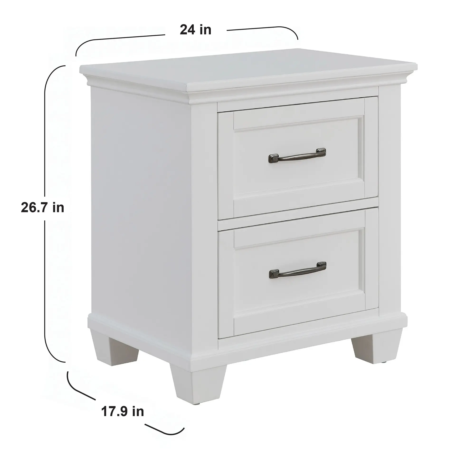 Universal Broadmoore Rose Nightstand image 2