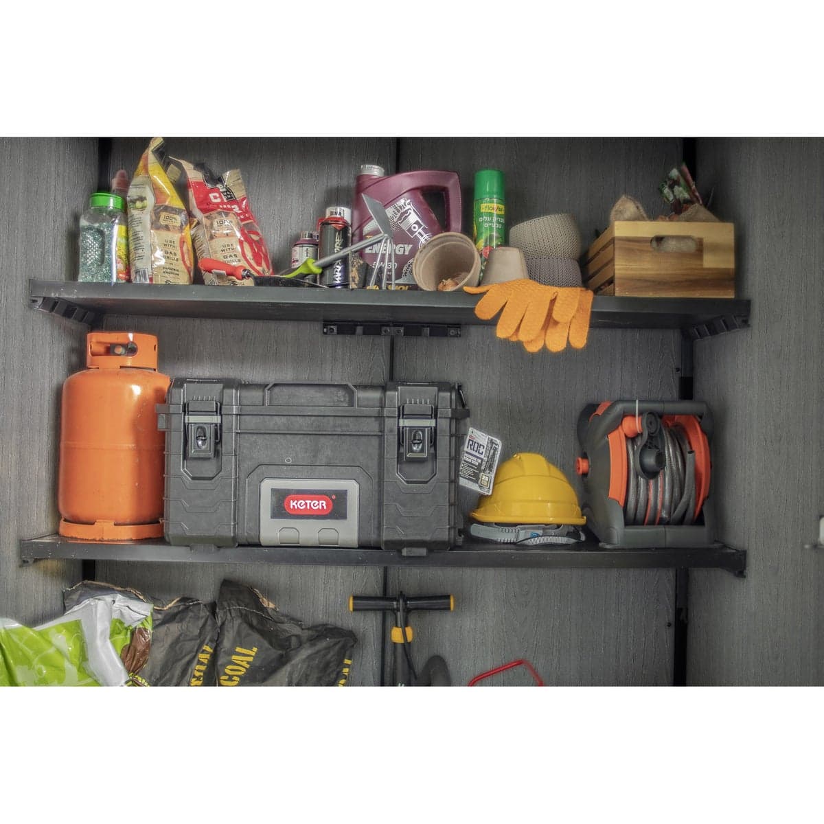 Alto Premium Modern Vertical Outdoor Storage Shed image 5
