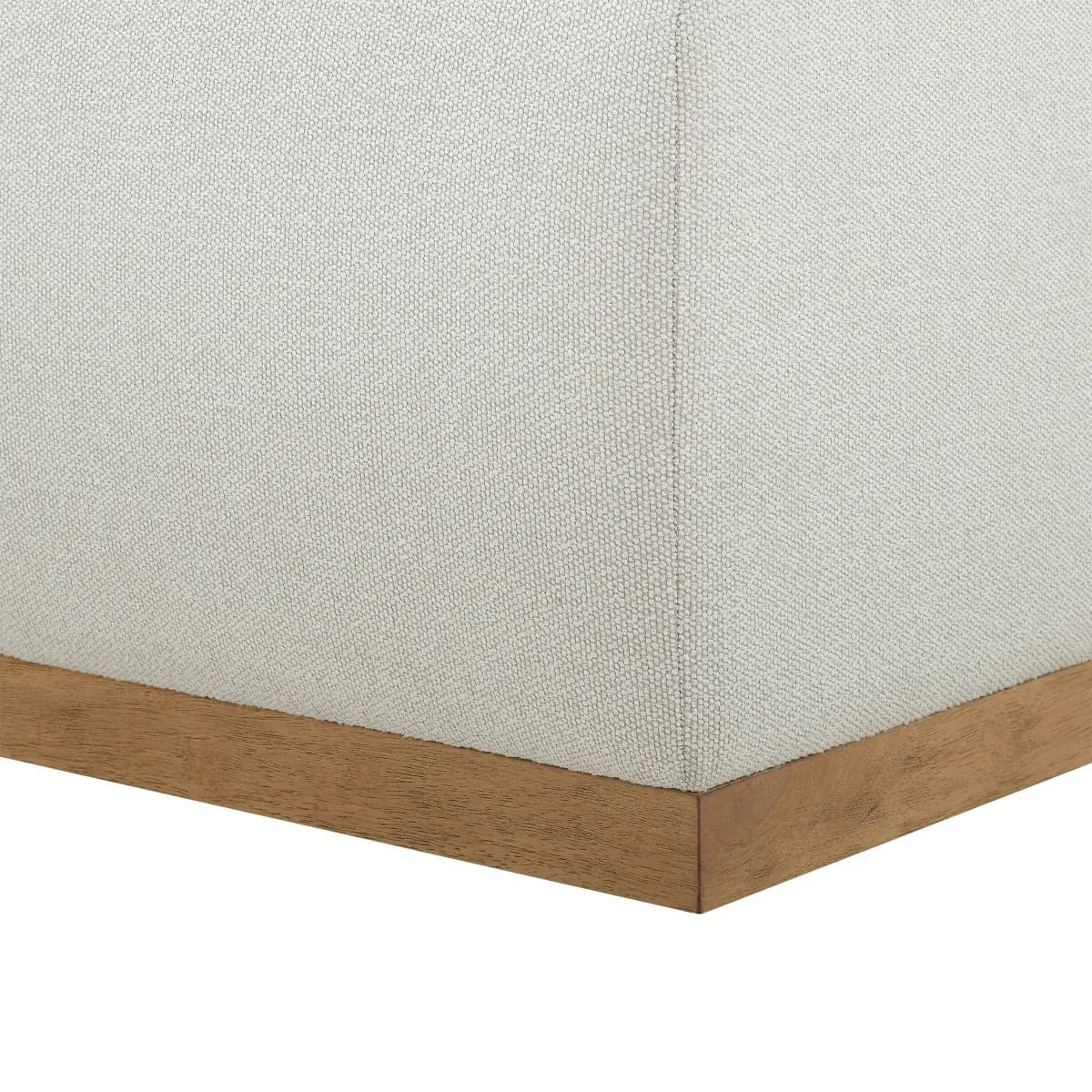 Henredon Murphy Fabric Modular Sectional with Ottoman, Cream image 7