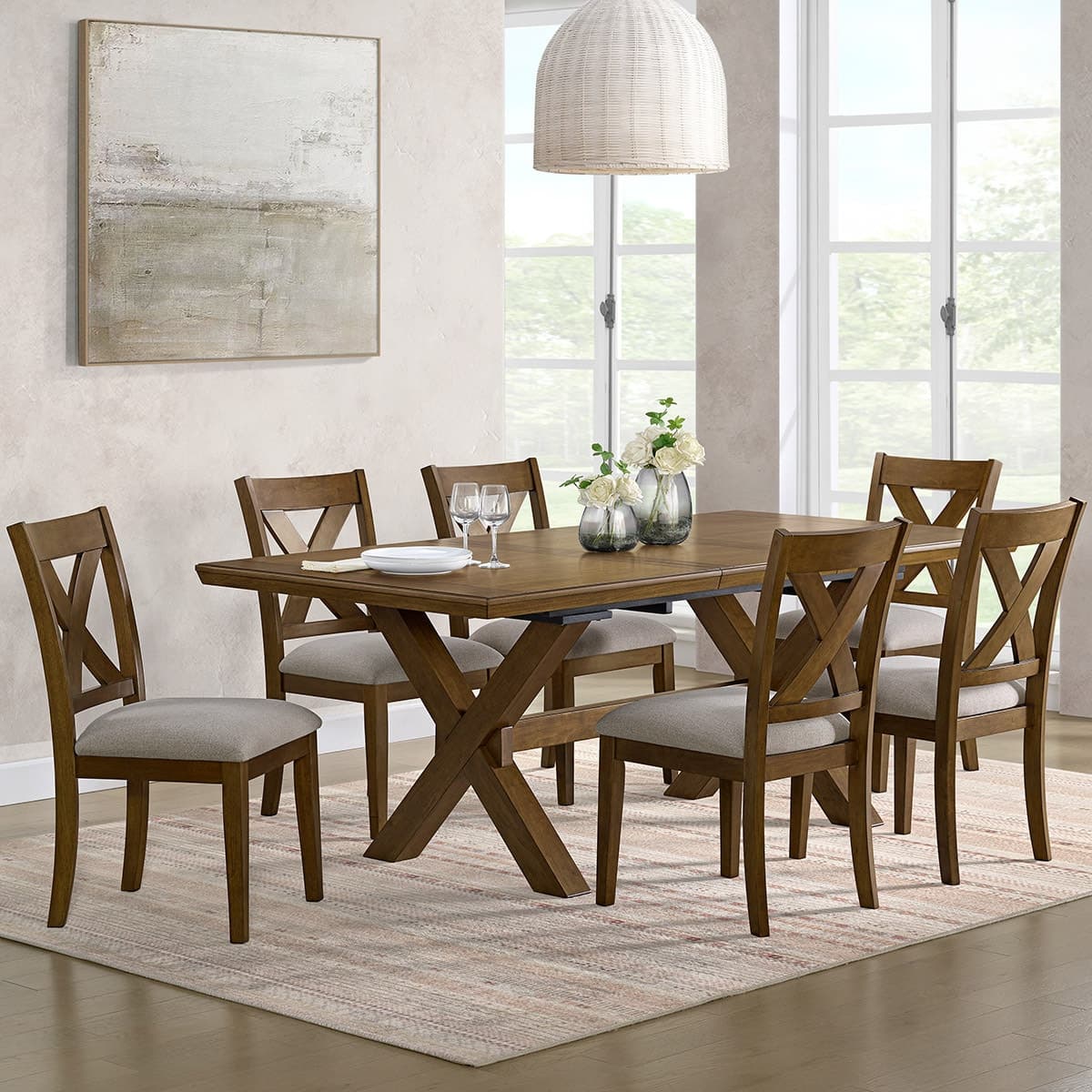 Bryce Dining Table and 6 Chairs