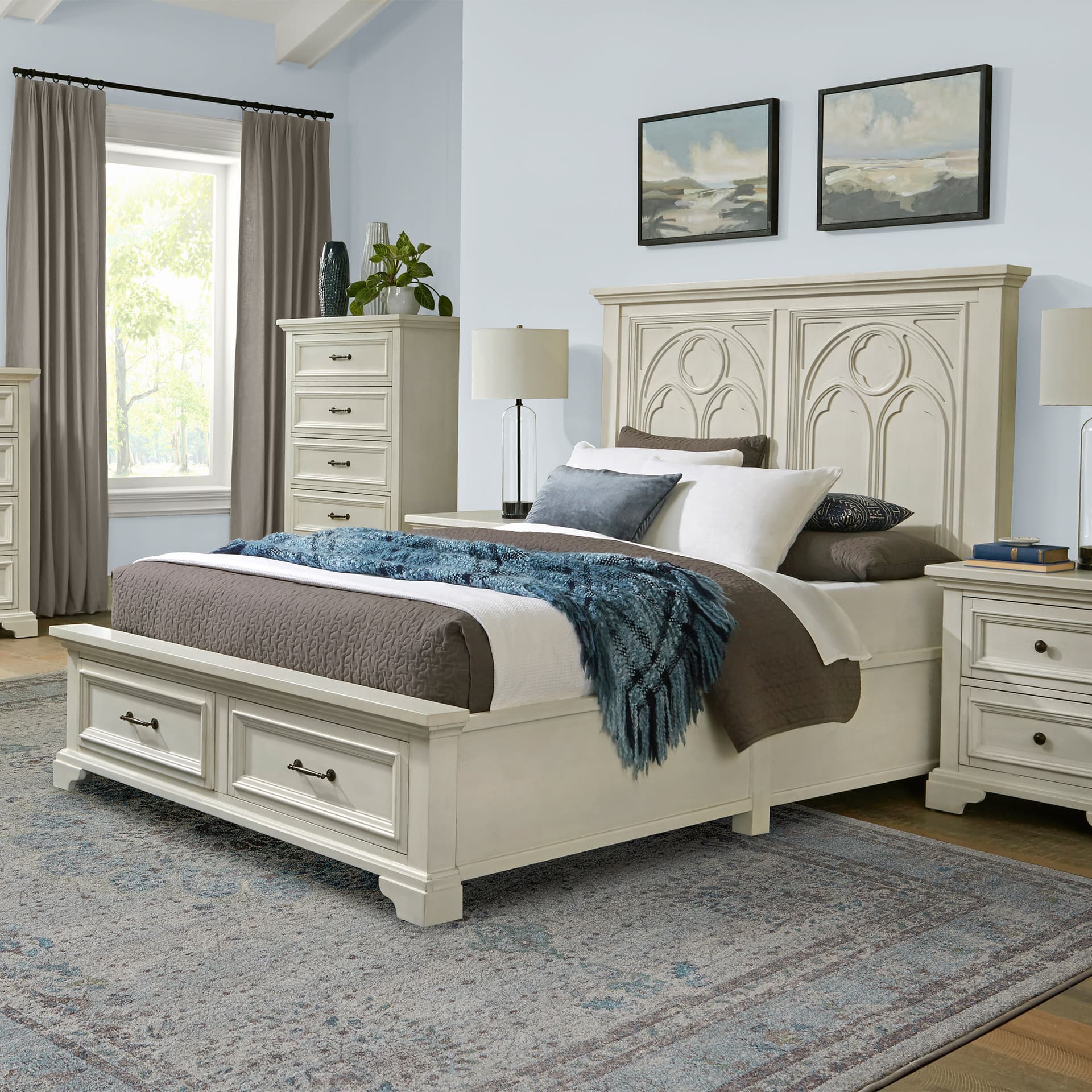 Justine Storage Bed, Queen