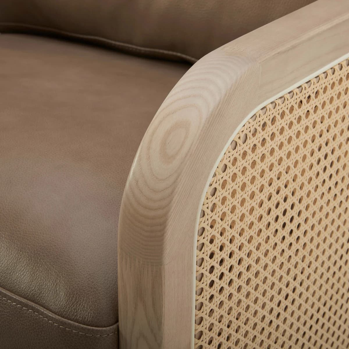 Harley Leather Swivel Accent Chair image 5