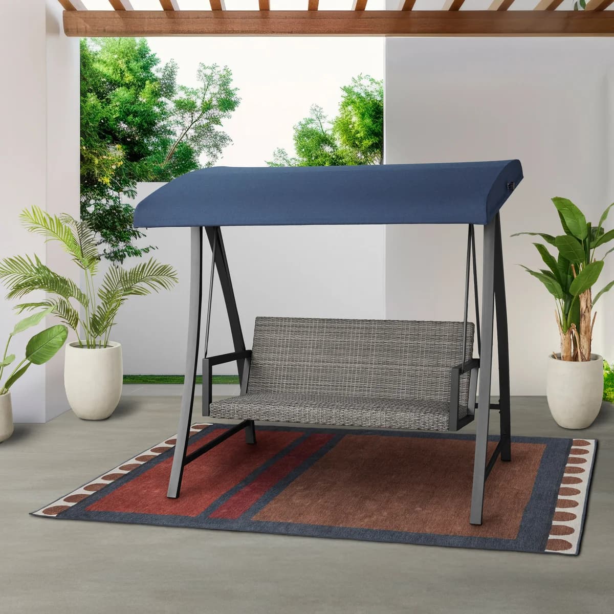 Agio Luna Woven Patio Swing image 2