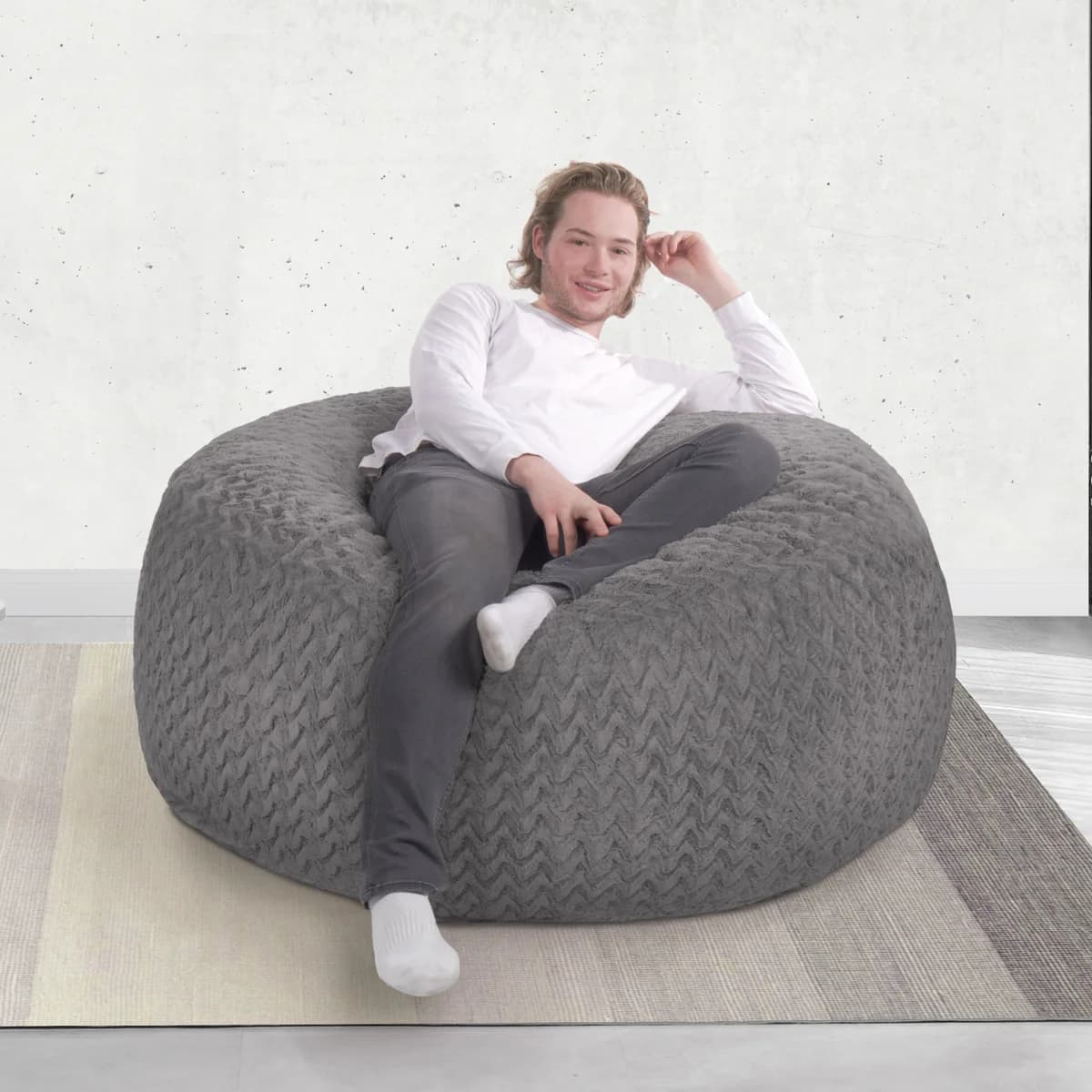 Ombre Wave Jumbo Lounger image 2