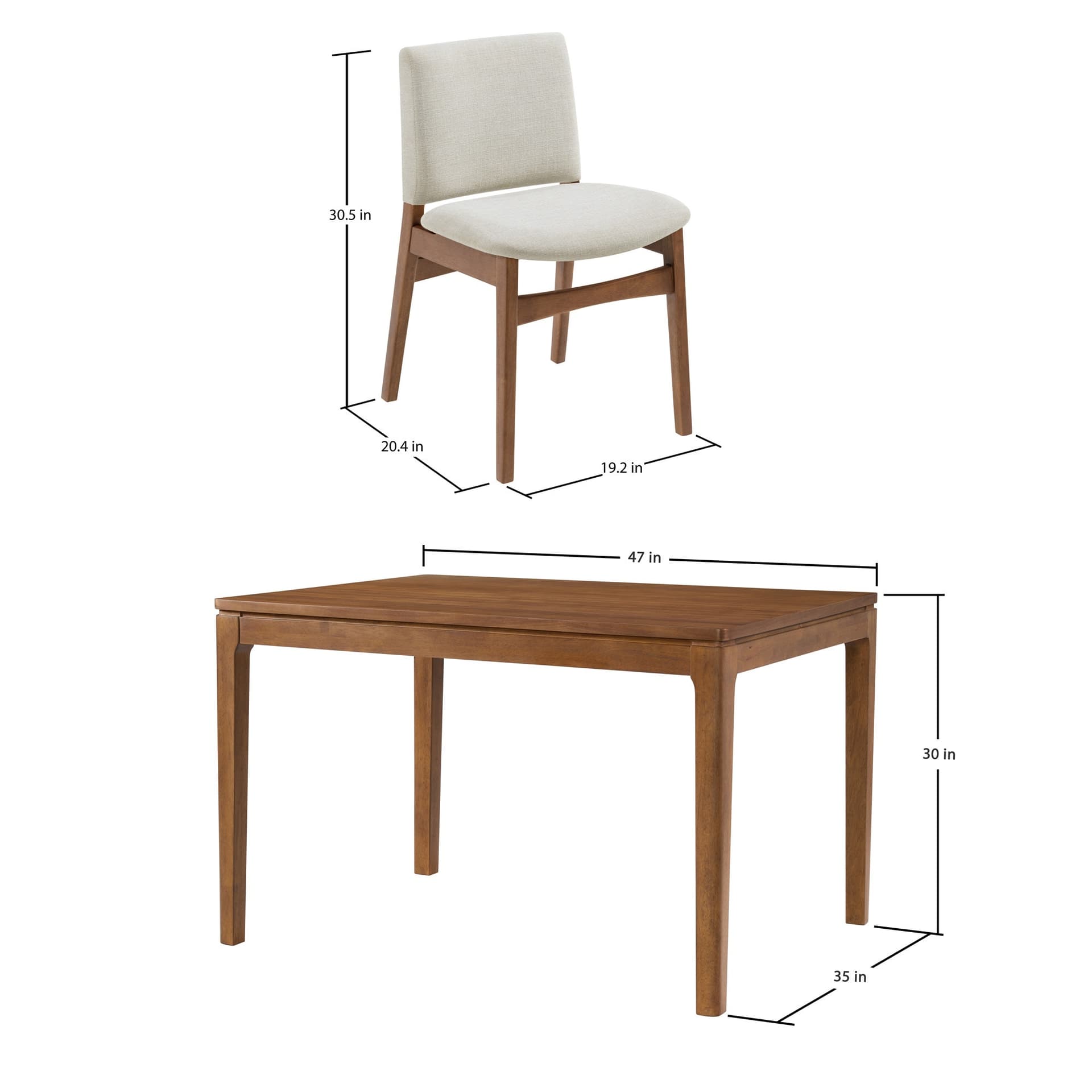 Stella Dining Table and 4 Chairs image 2