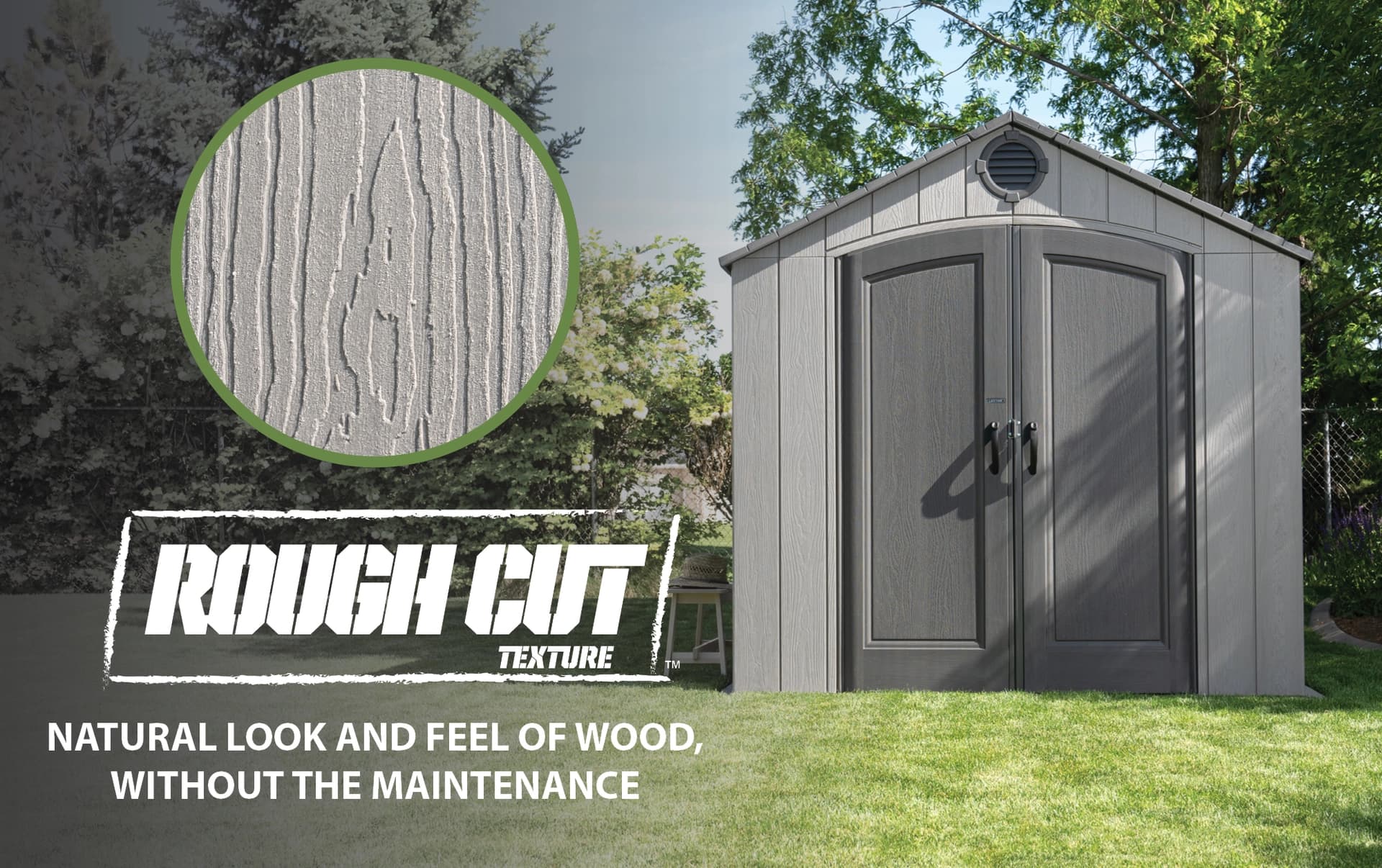 Lifetime 8' x 12.5' Outdoor Storage Shed image 2