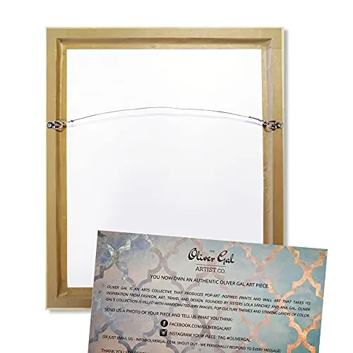 The Oliver Gal Artist Co. Drinks and Spirits Wall Art Canvas Prints Champagne 24K Bubbly Home Décor, 30x36, Black Frame image 6