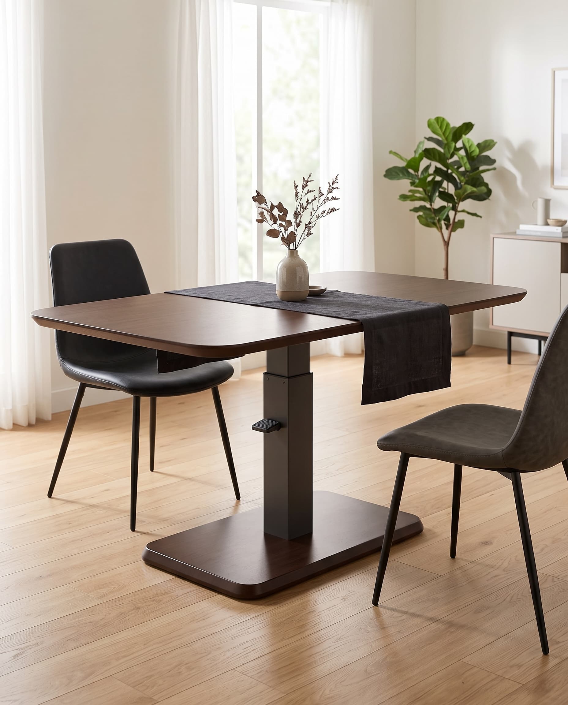 Nitori Height-Adjustable Dining Table