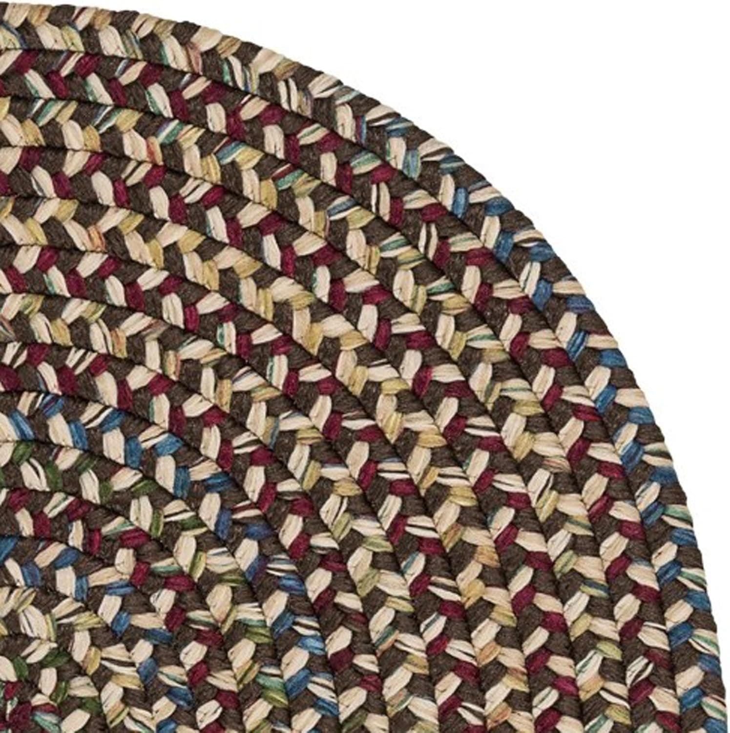Colonial Mills Naples Round - Brown 13x13 image 2