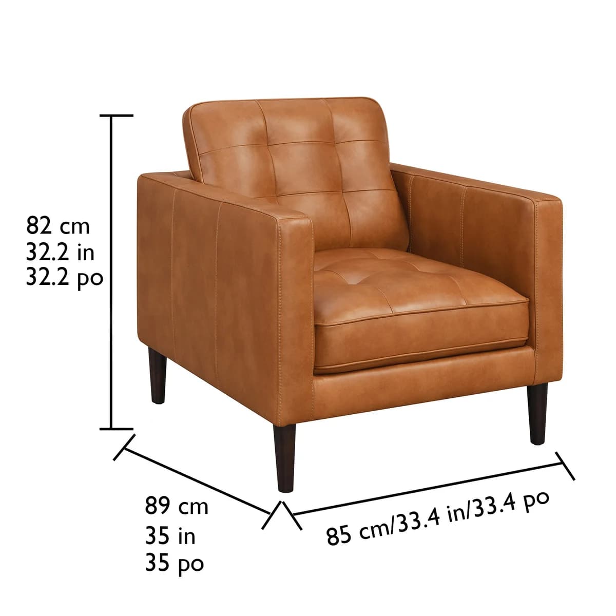 Harstine Leather Chair image 4