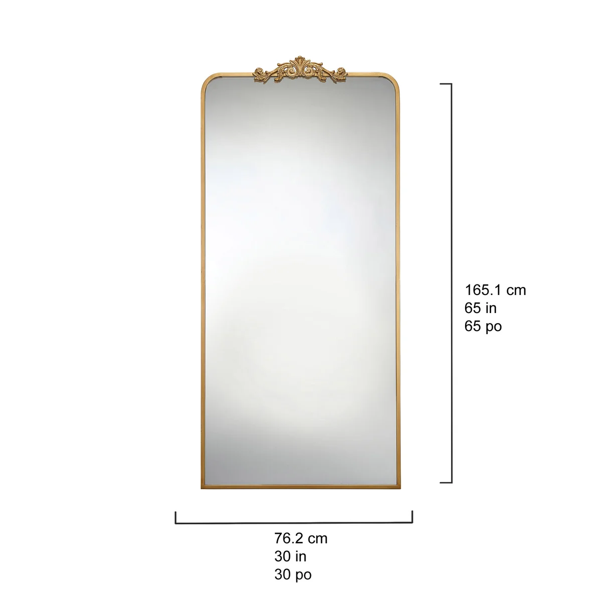 Ravena 30" x 65" Floor Mirror image 3