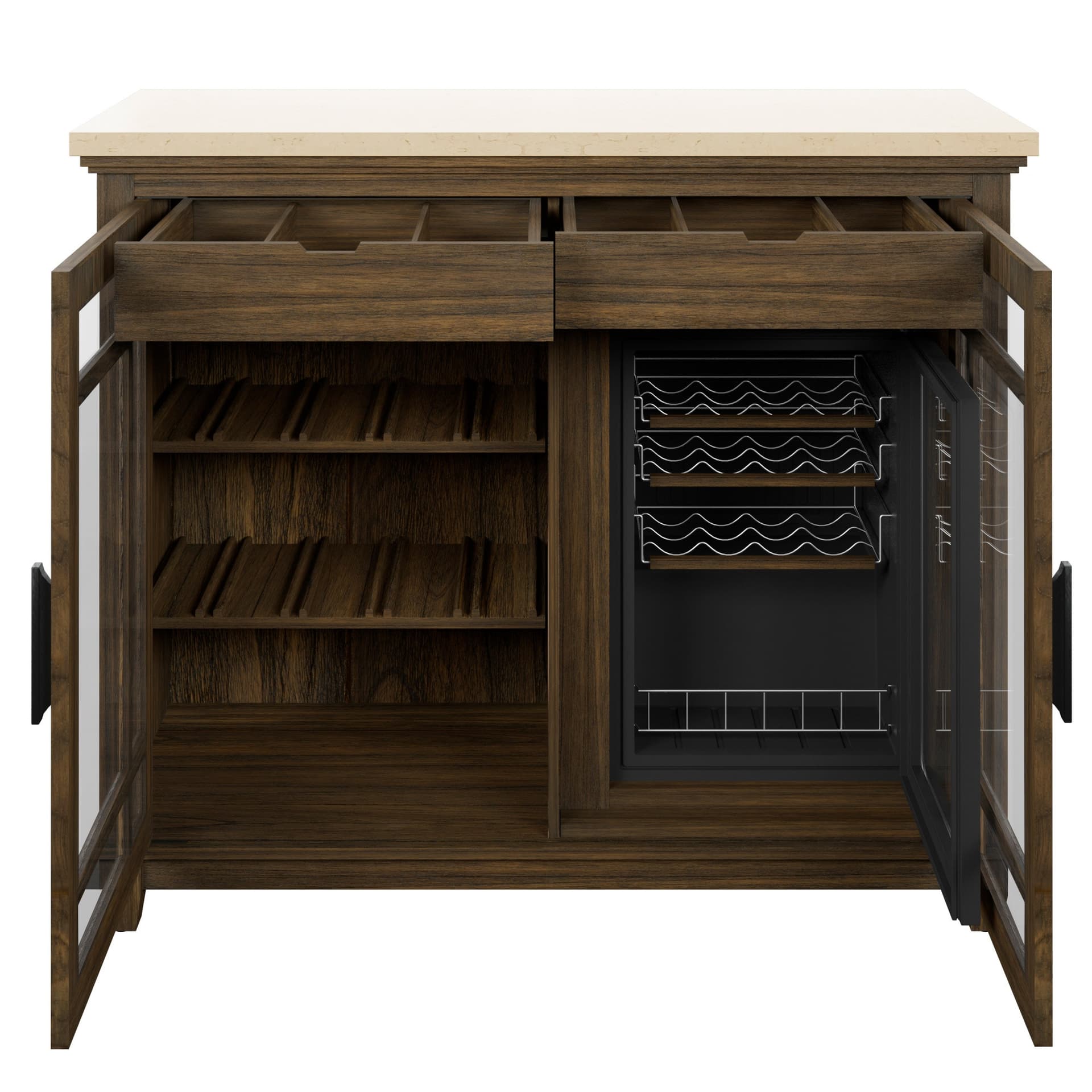 Tresanti Franklin Wine Bar Cabinet with Integrated Cooling image 5