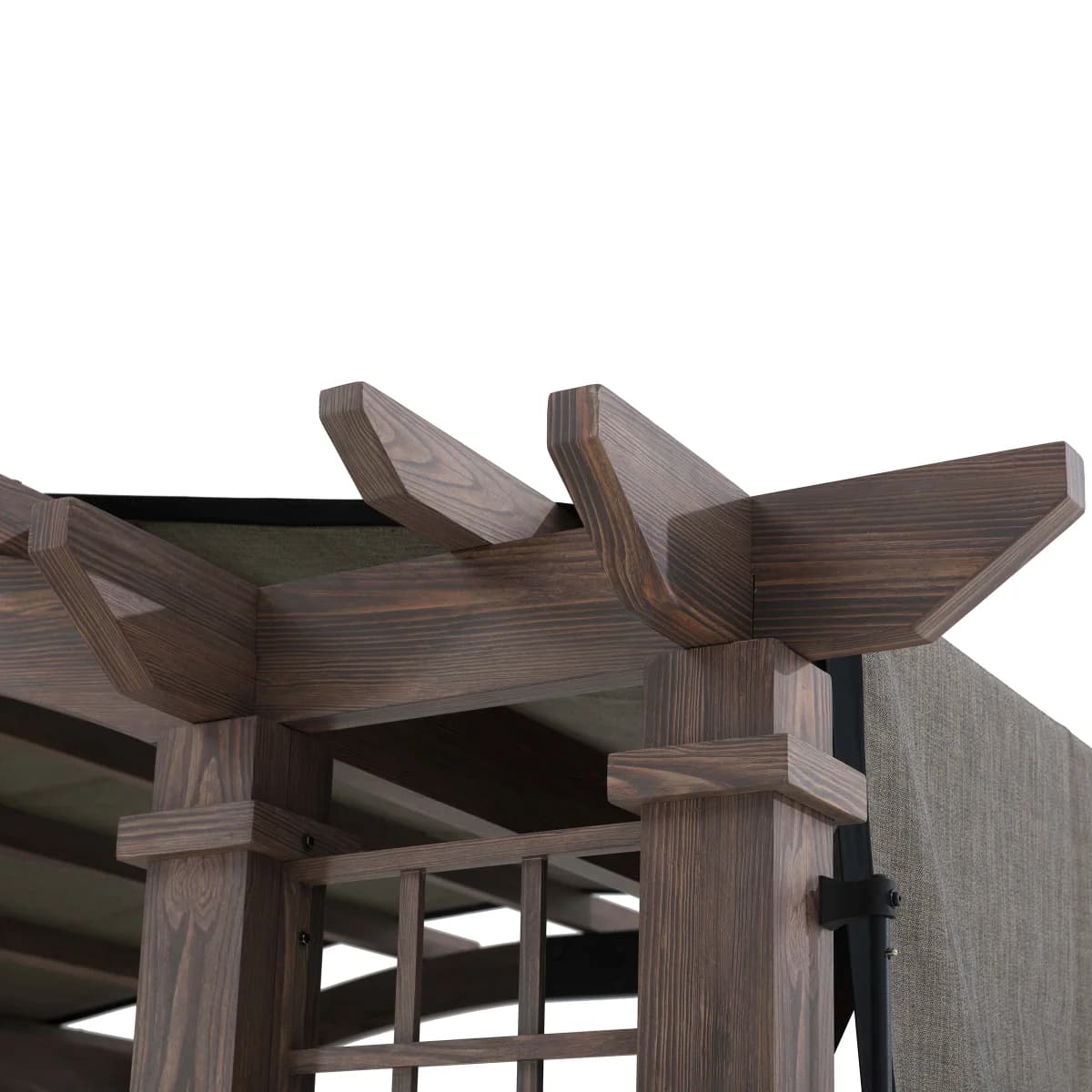 Sunjoy 13.5' x 11.5' Kenwood Aluminum Pergola image 4