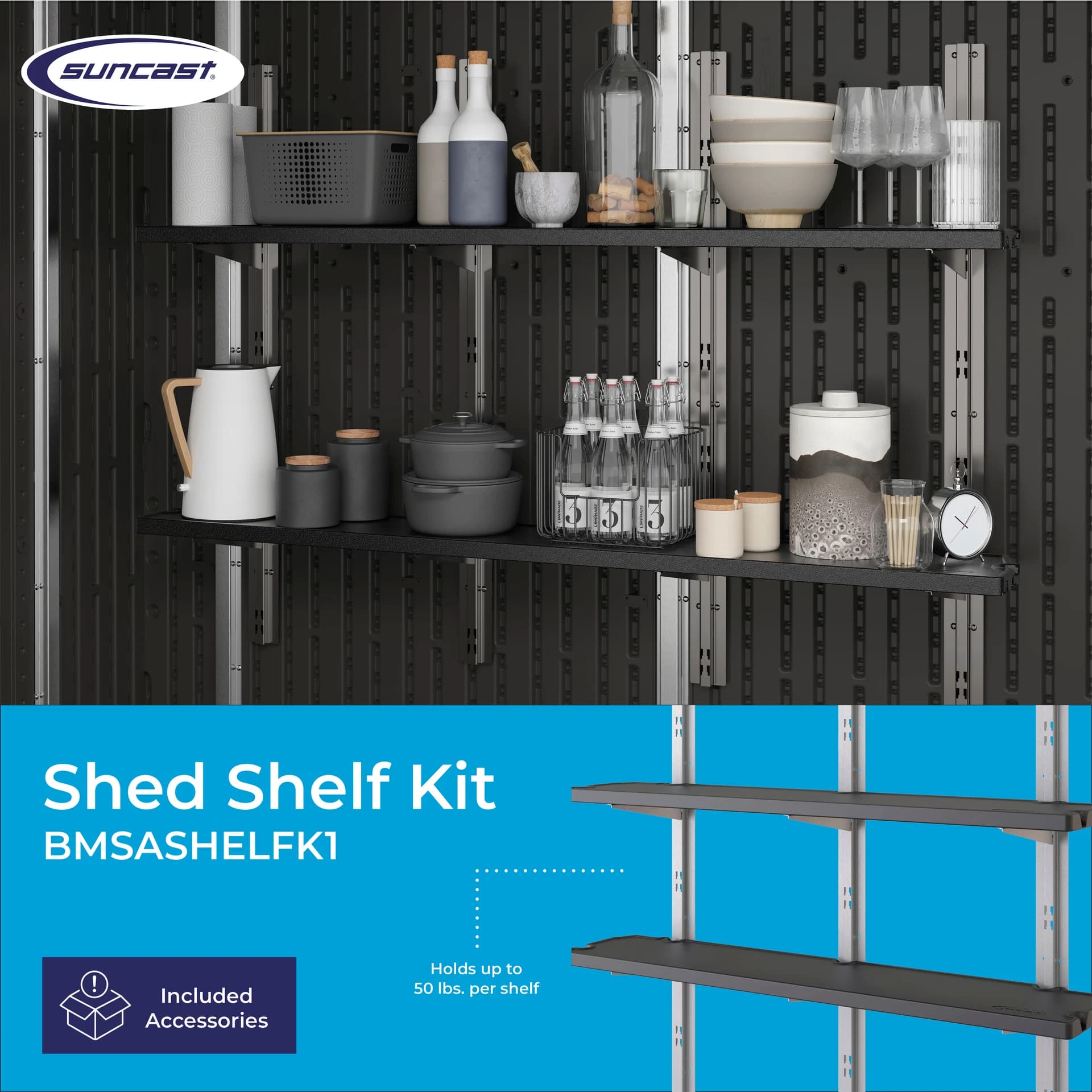 Suncast Cabana Outdoor Storage Shed image 4
