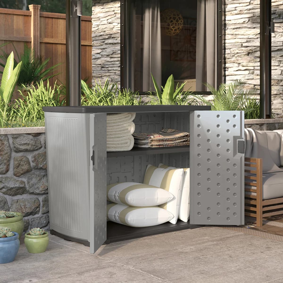 Suncast Cabana Outdoor Storage Shed image 18