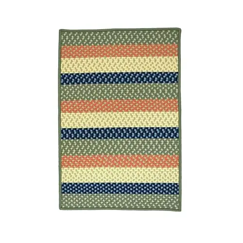 Colonial Mills Bercy Multi Stripe - Seaside Mix 8x11