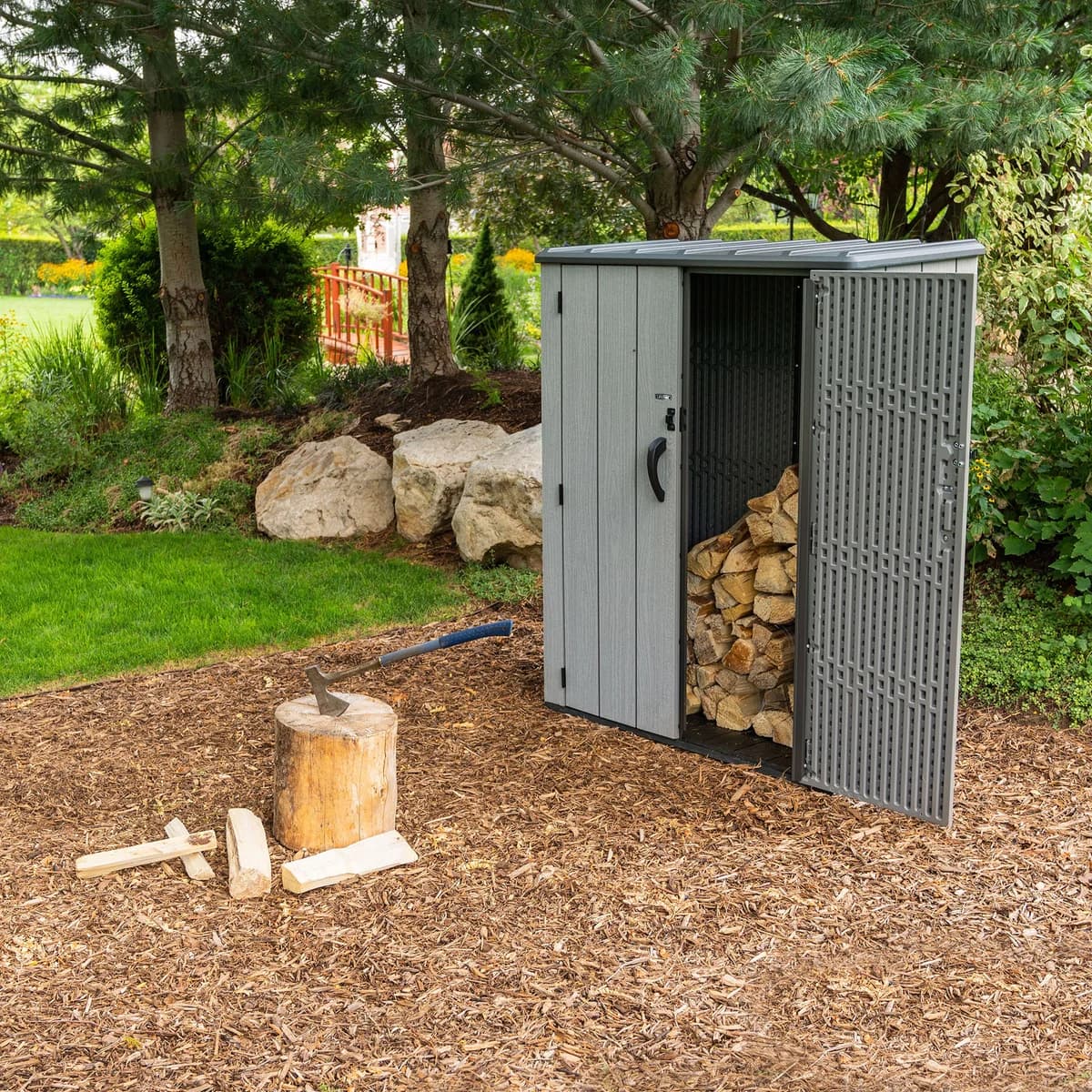 Lifetime Vertical Storage Shed image 7