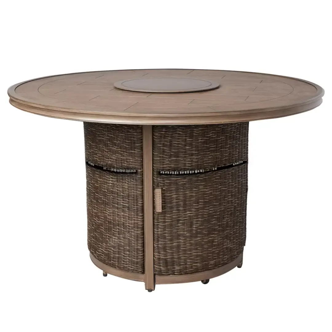 Agio Anderson 7-Piece High Dining Set with Fire Table image 5