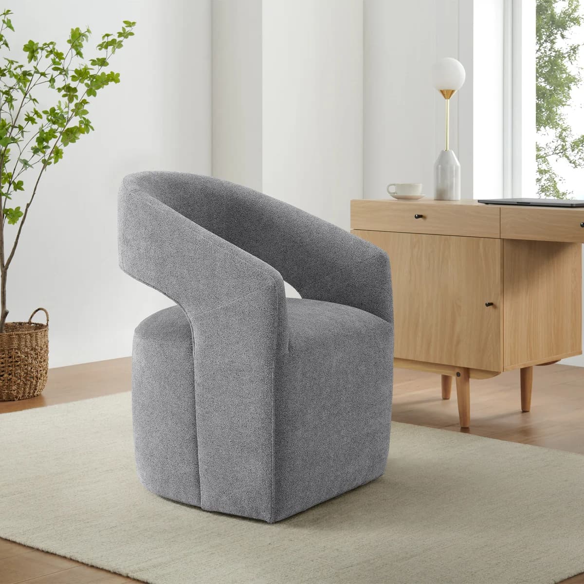 Aiden & Ivy Alivia Fabric Dining Chair image 3
