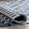 nuLOOM Meadow Hand Tufted Wool Tribal Geometric Area Rug, 4x6, Blue image 4