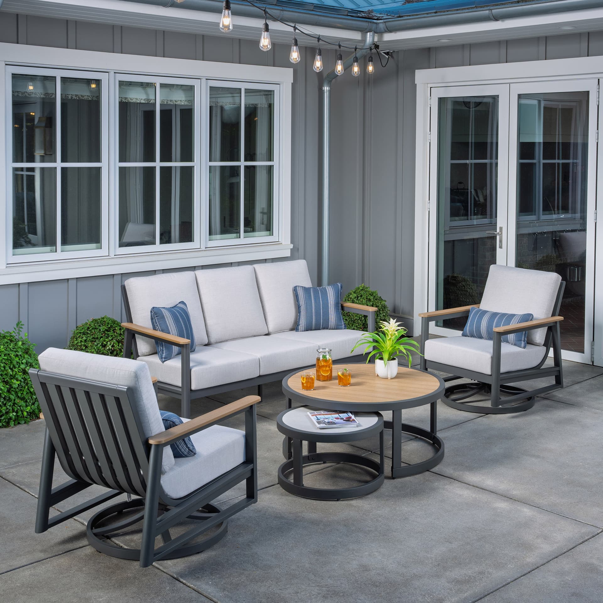 SunVilla Sara 5-piece Outdoor Patio Seating Set