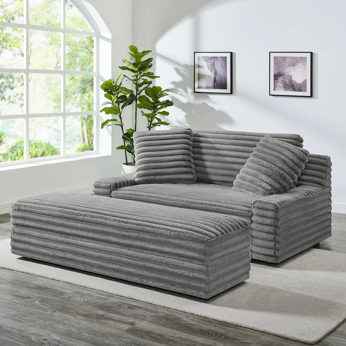 Thomasville Wills Fabric Oversize Chair image 8