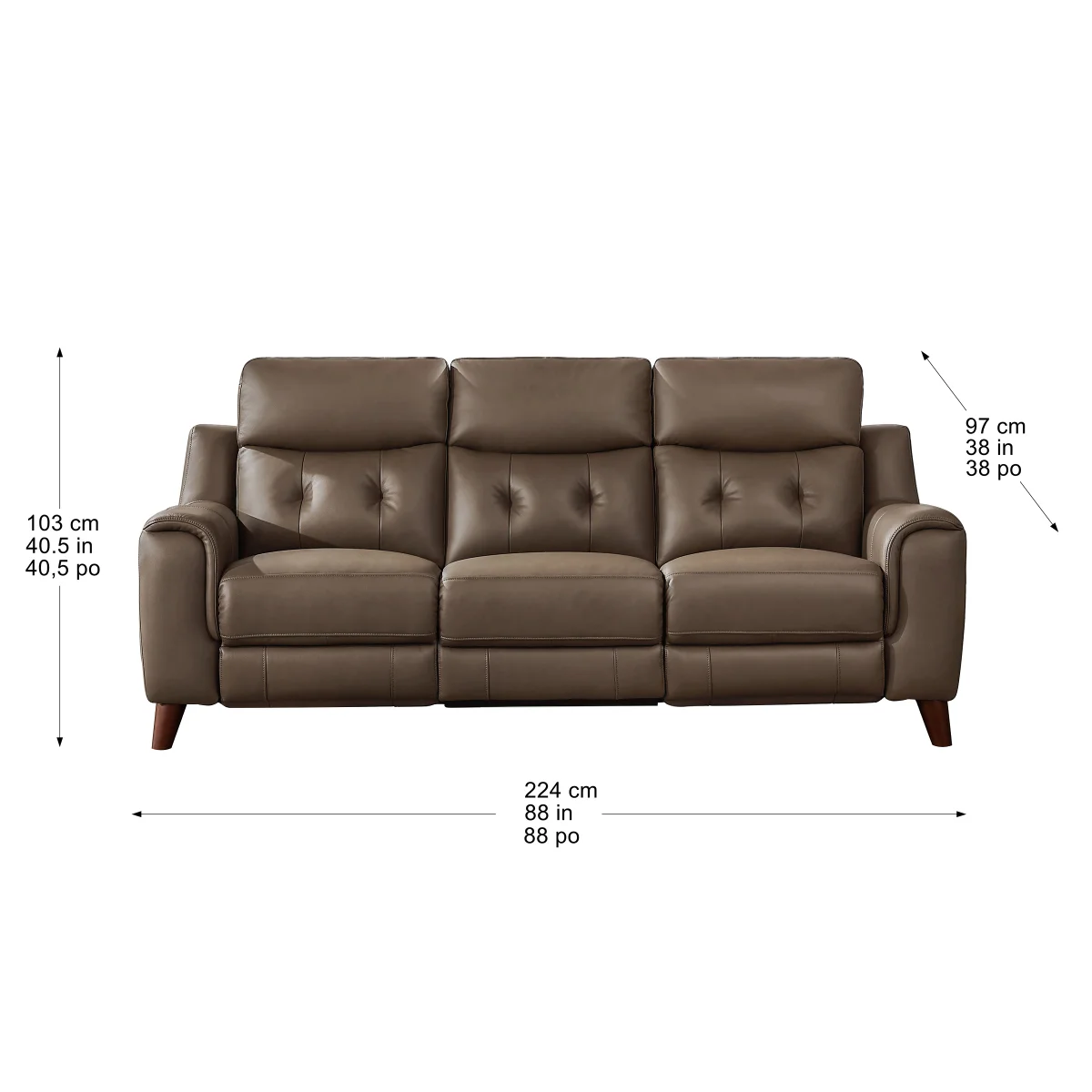 Malibu 3-Piece Sofalovechair image 4