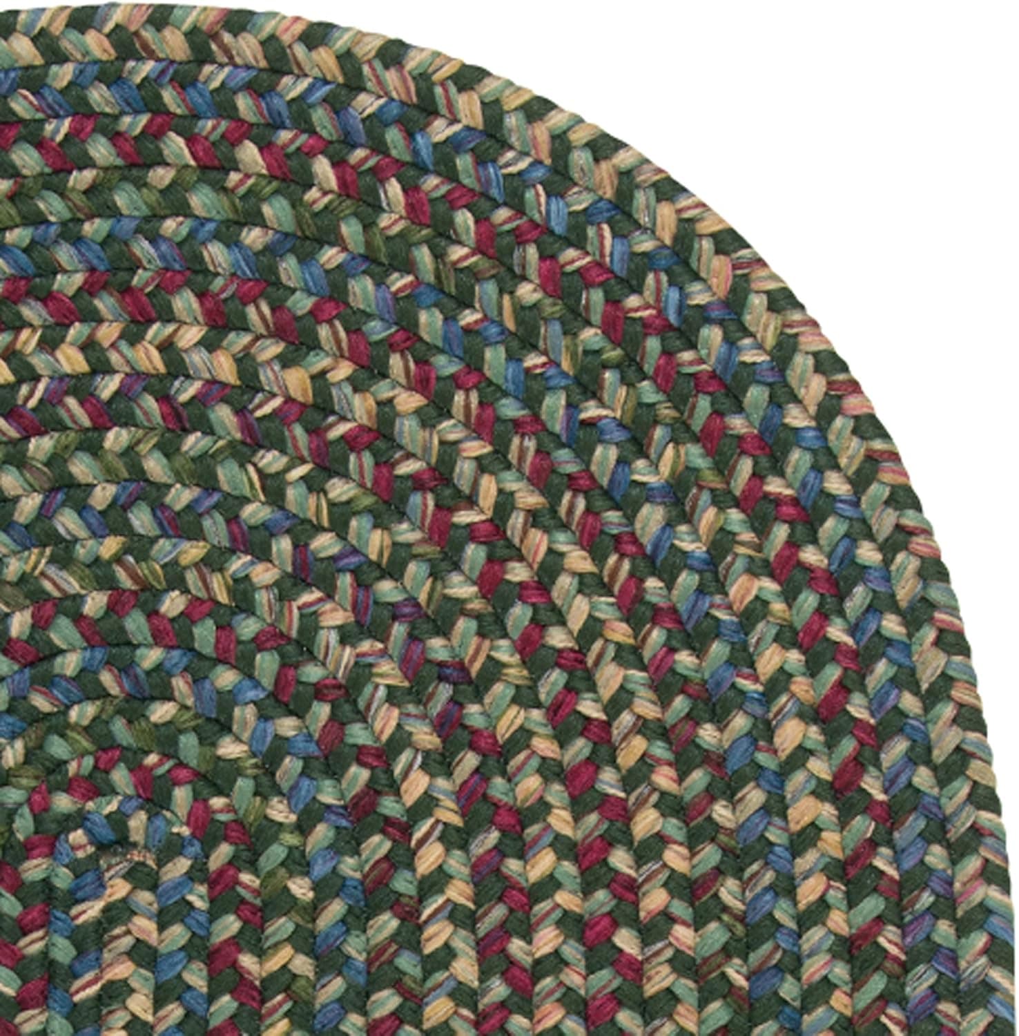 Colonial Mills Naples Round - Dark Green 15x15 image 2