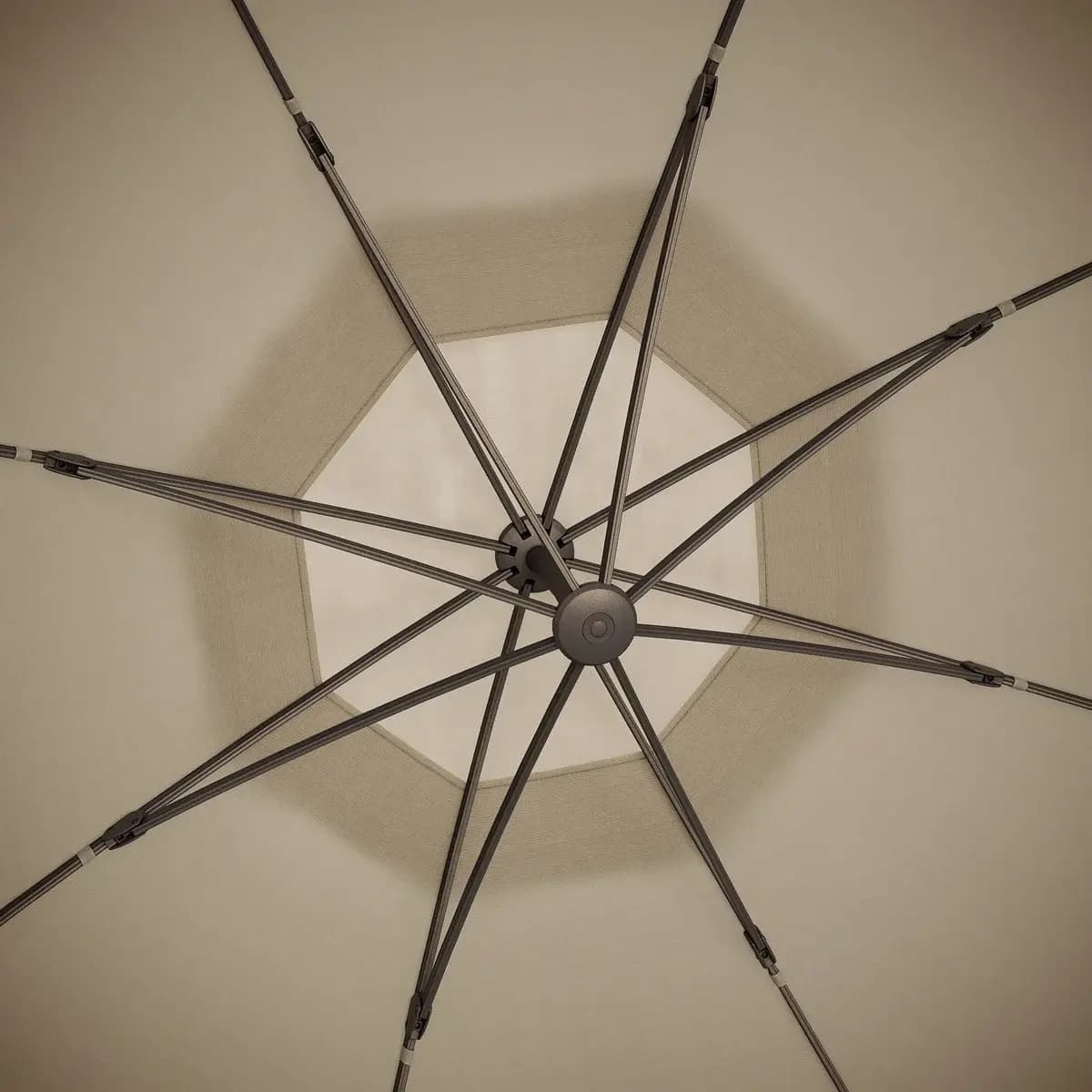 Seasons Sentry 11.5 ft. Round Side Mount Cantilever Umbrella image 5