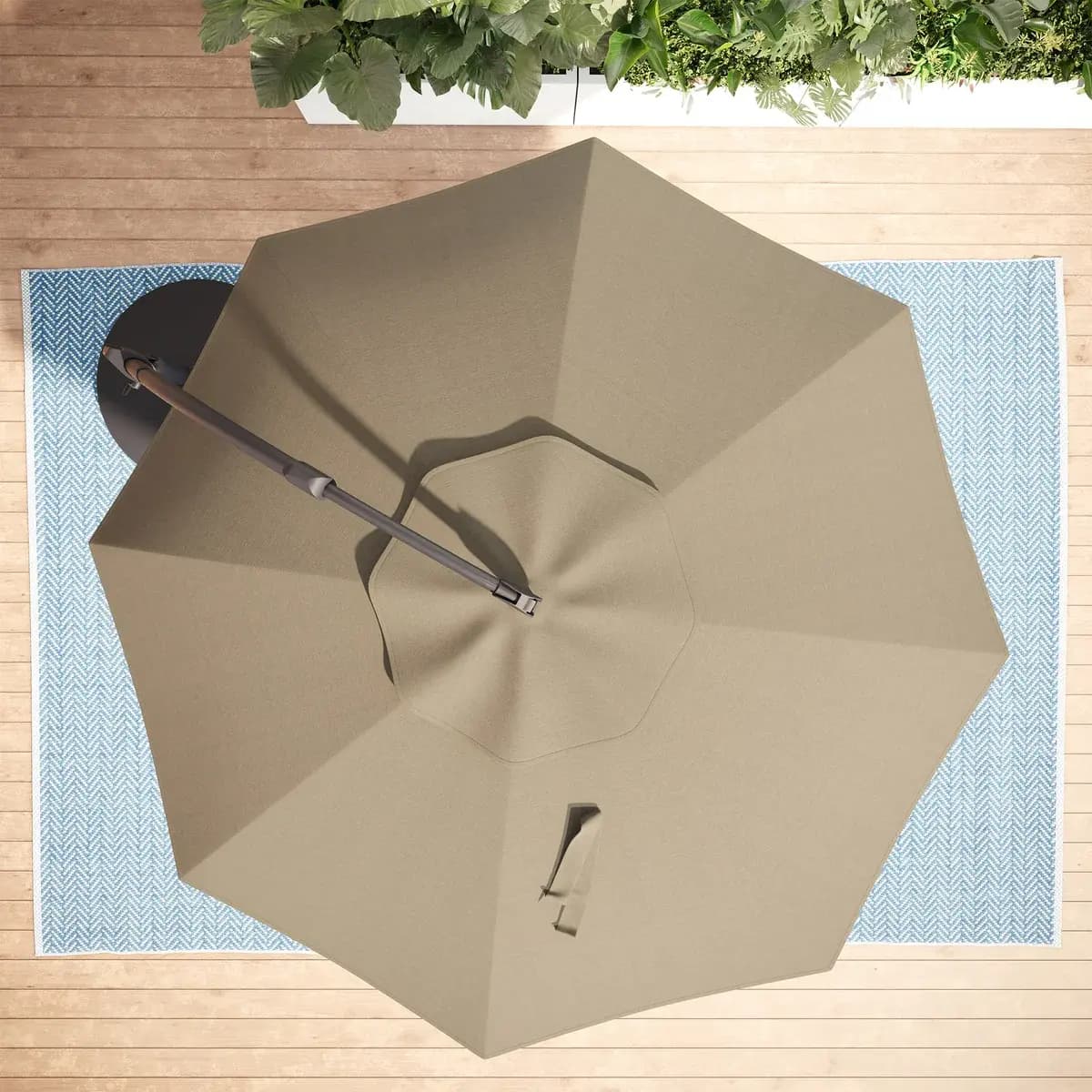 Seasons Sentry 11.5 ft. Round Side Mount Cantilever Umbrella image 6