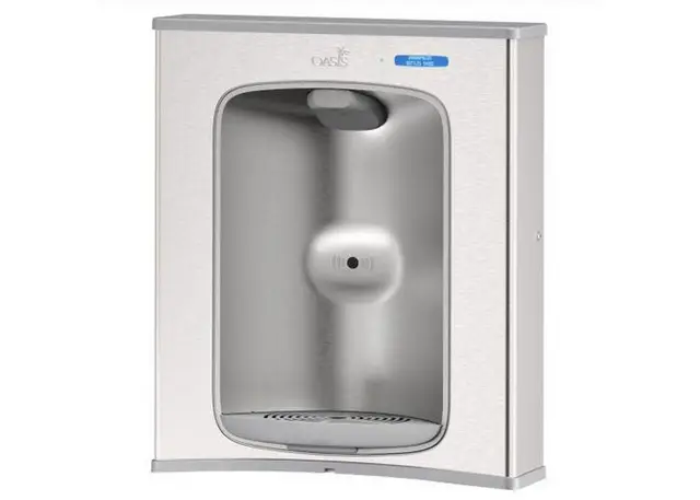 VersaFiller Wall Mount Electronic Bottle Filler Retro-Fit Kit in Steel Finish image 2