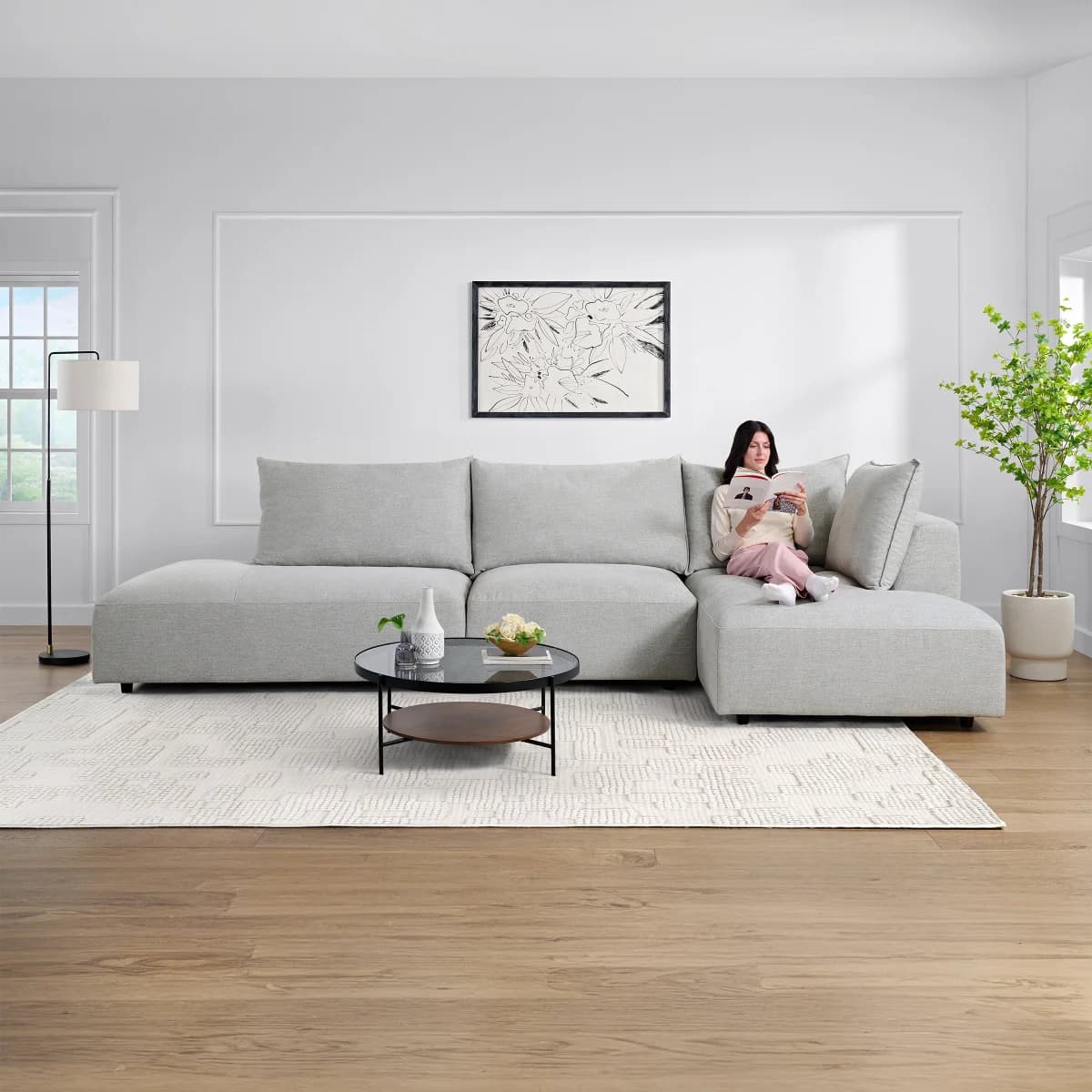 Macon Fabric Sectional