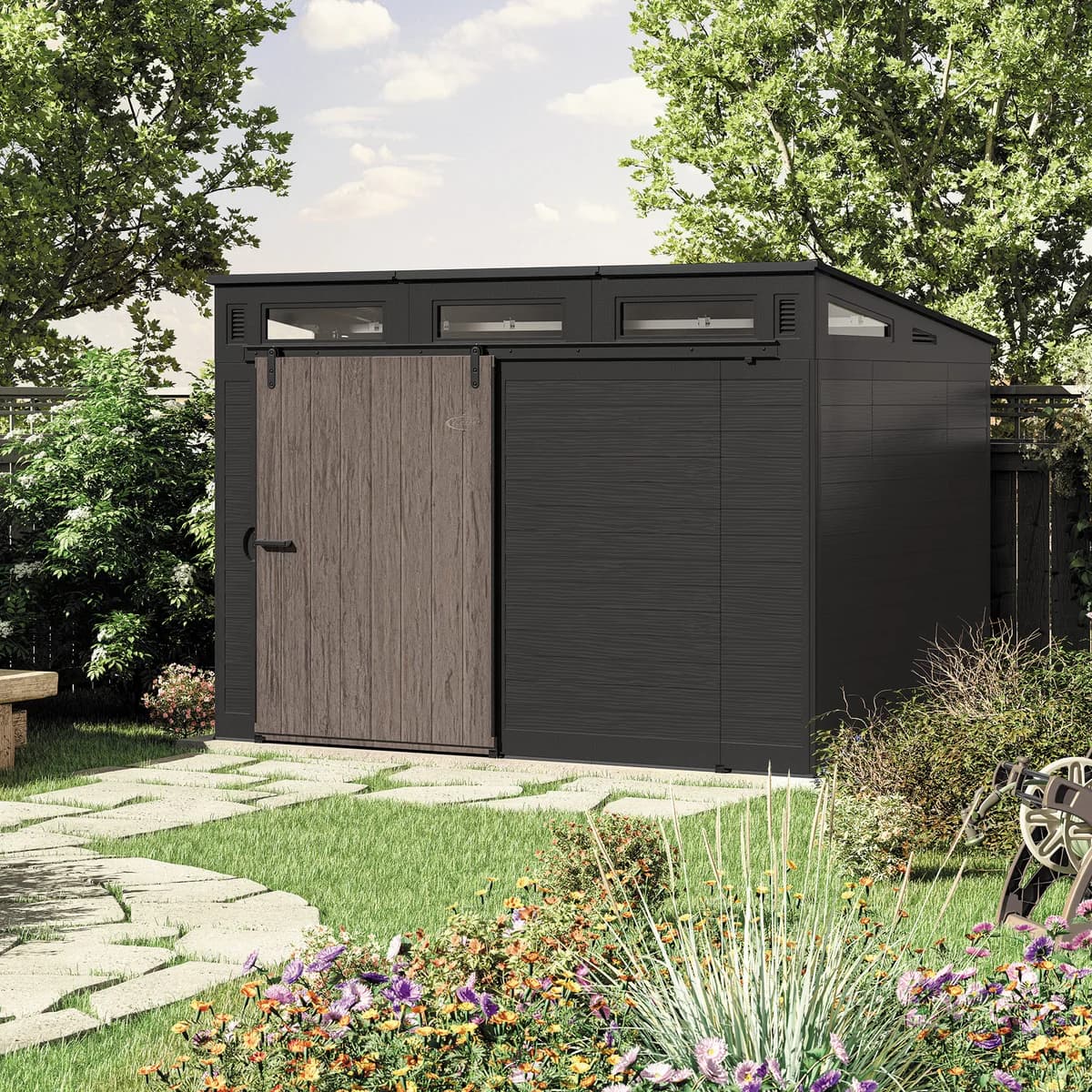 Suncast Modernist 10 Ft x 7 ft. in Brown