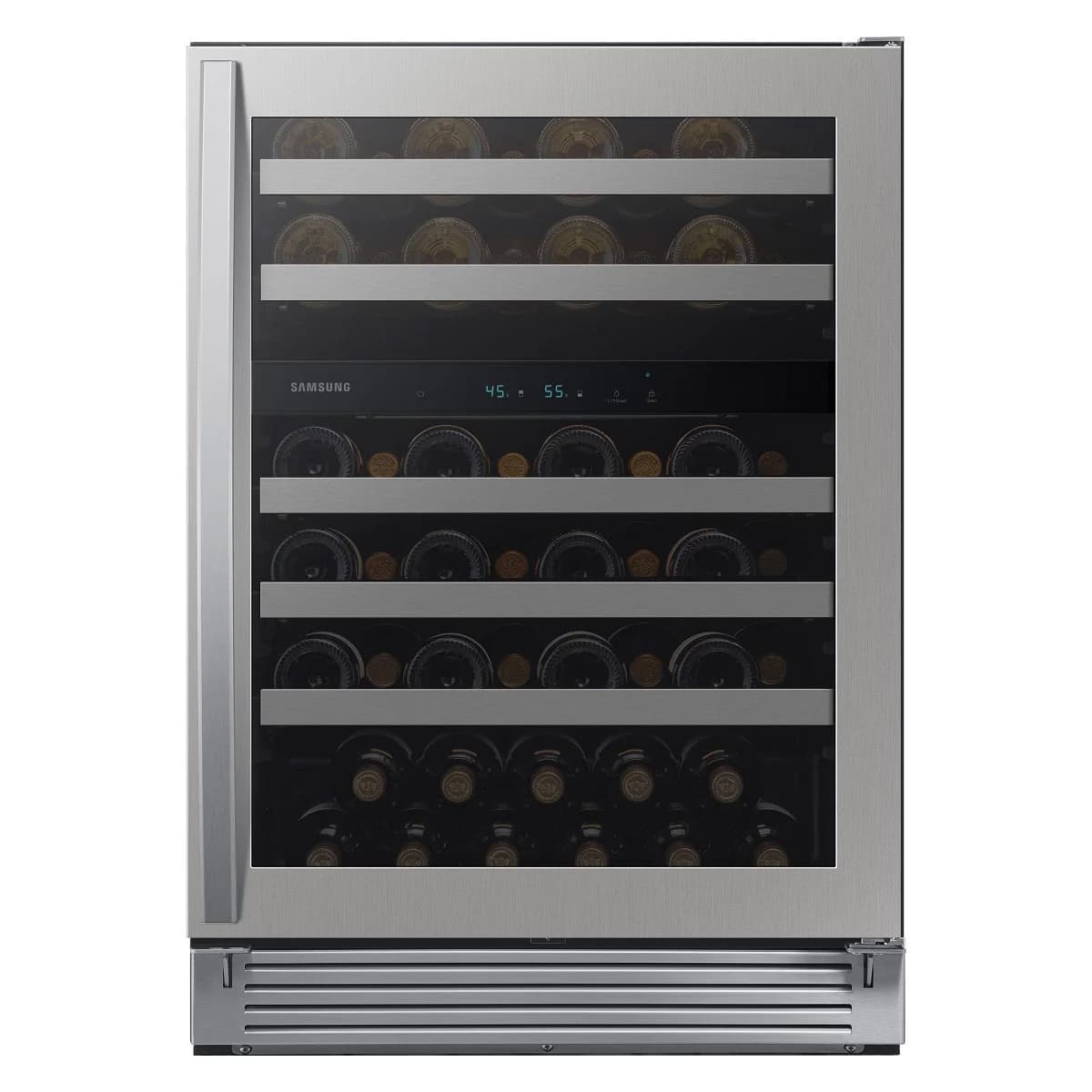 Samsung 51-Bottle Dual Zone Wine Cooler (RW51TS338SR)