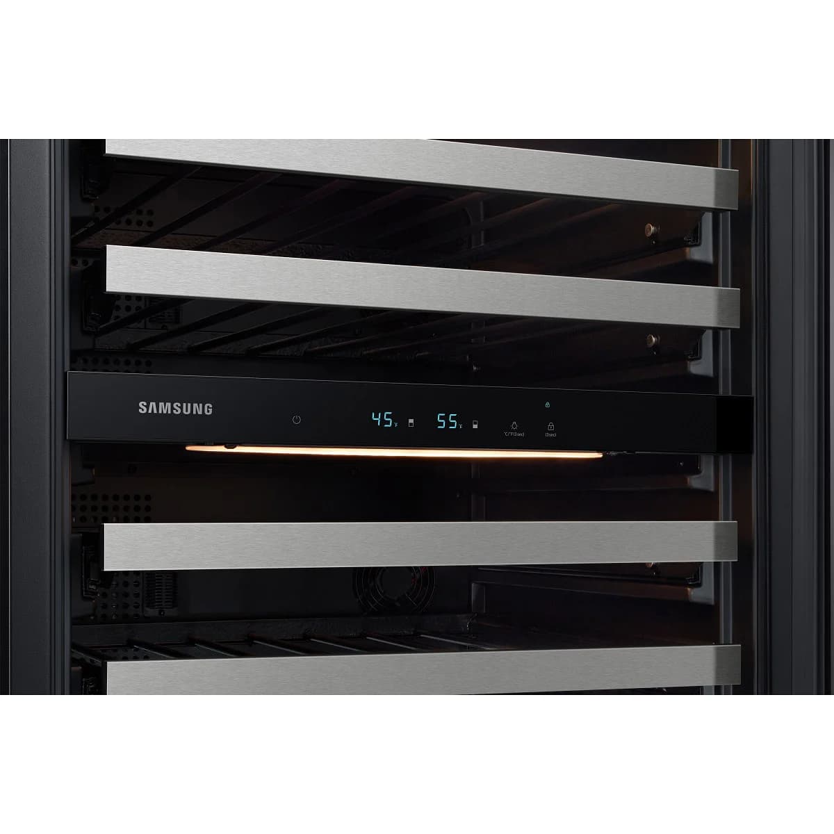Samsung 51-Bottle Dual Zone Wine Cooler (RW51TS338SR) image 7