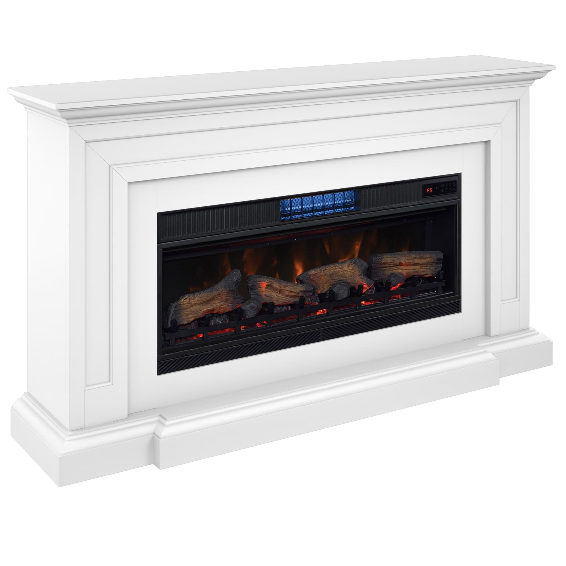 Tresanti Gwendolyn Wall Mantel with ClassicFlame CoolGlow 2-in-1 Electric Fireplace and Fan image 2