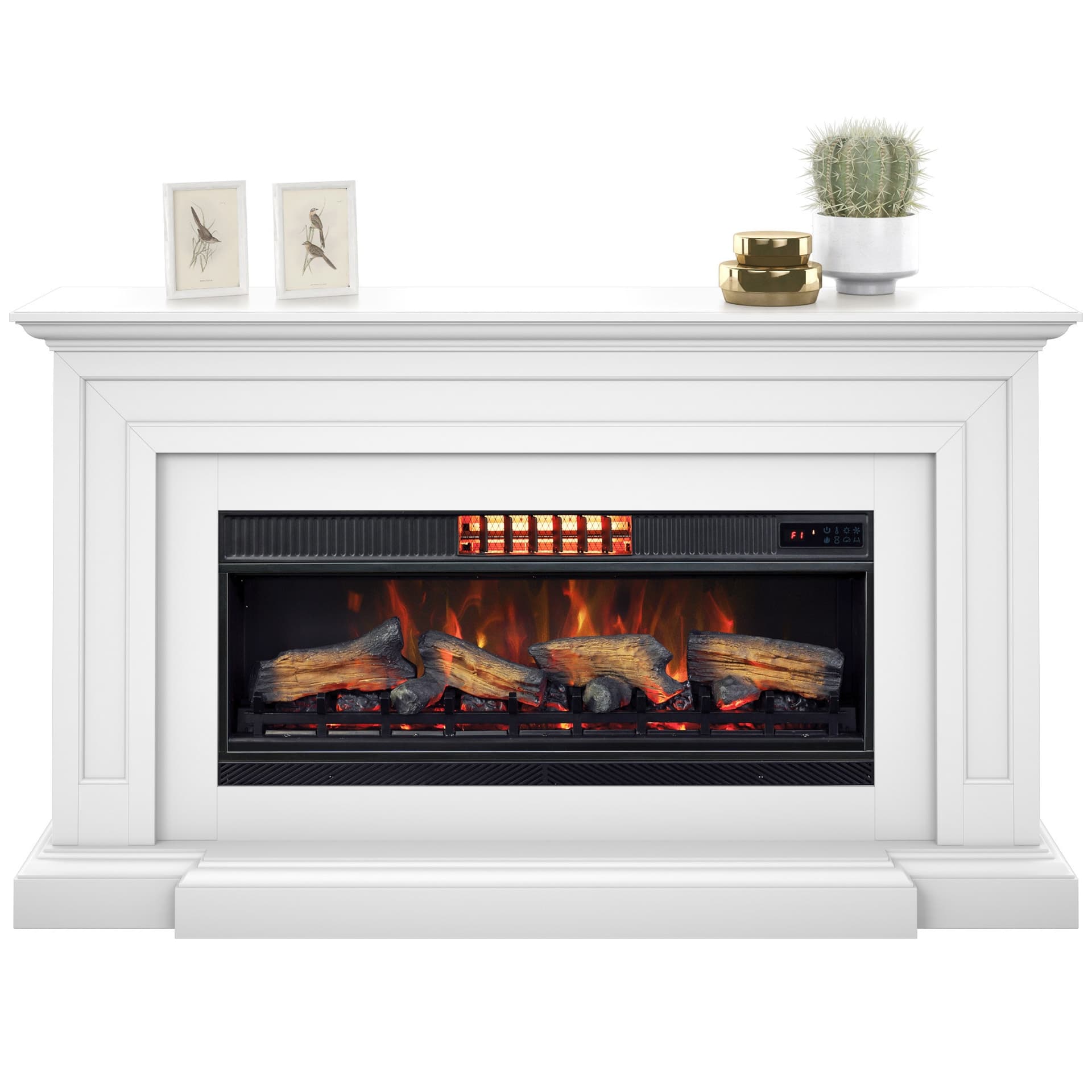 Tresanti Gwendolyn Wall Mantel with ClassicFlame CoolGlow 2-in-1 Electric Fireplace and Fan image 6