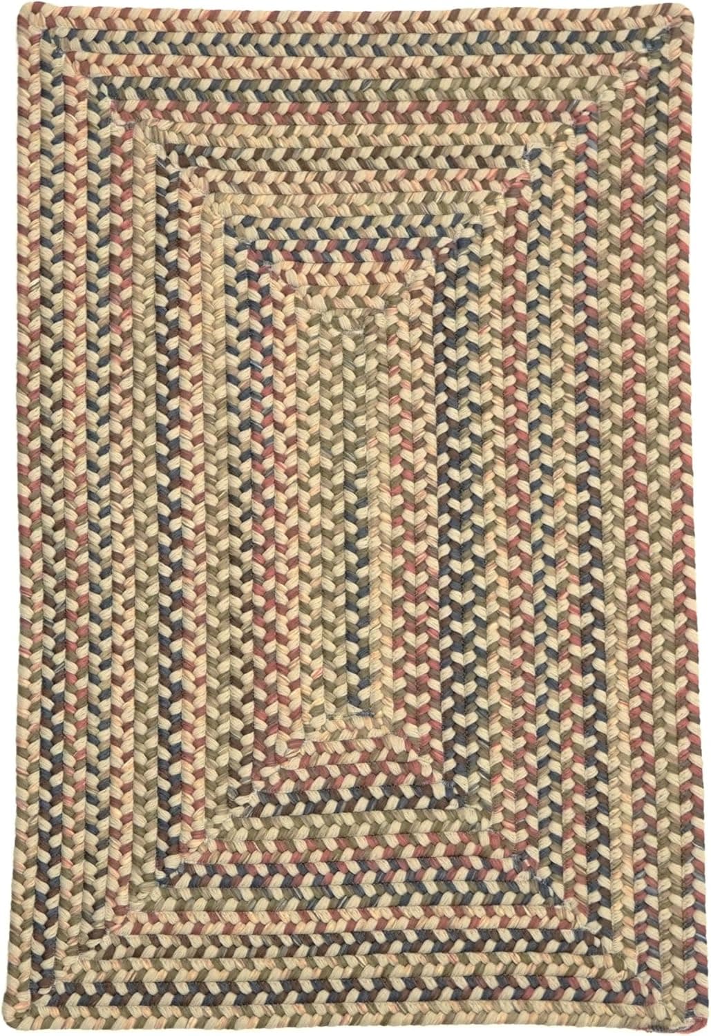 Colonial Mills Durban Braided Multi - Beige Linen 6x9 image 4