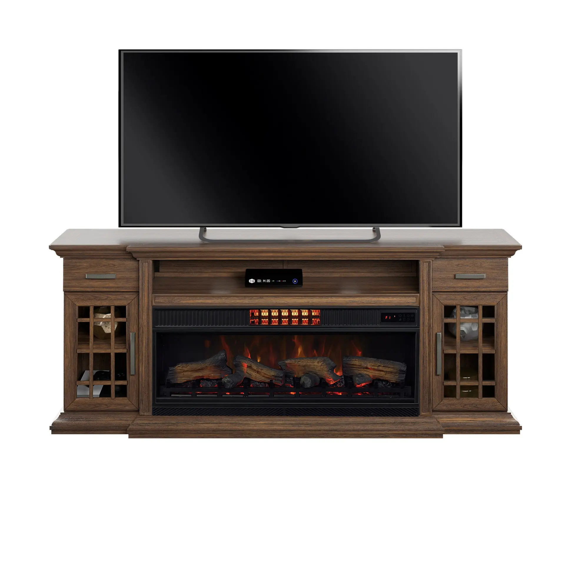 Tresanti Mayson TV Console with ClassicFlame CoolGlow 2-in-1 Electric Fireplace and Fan image 5