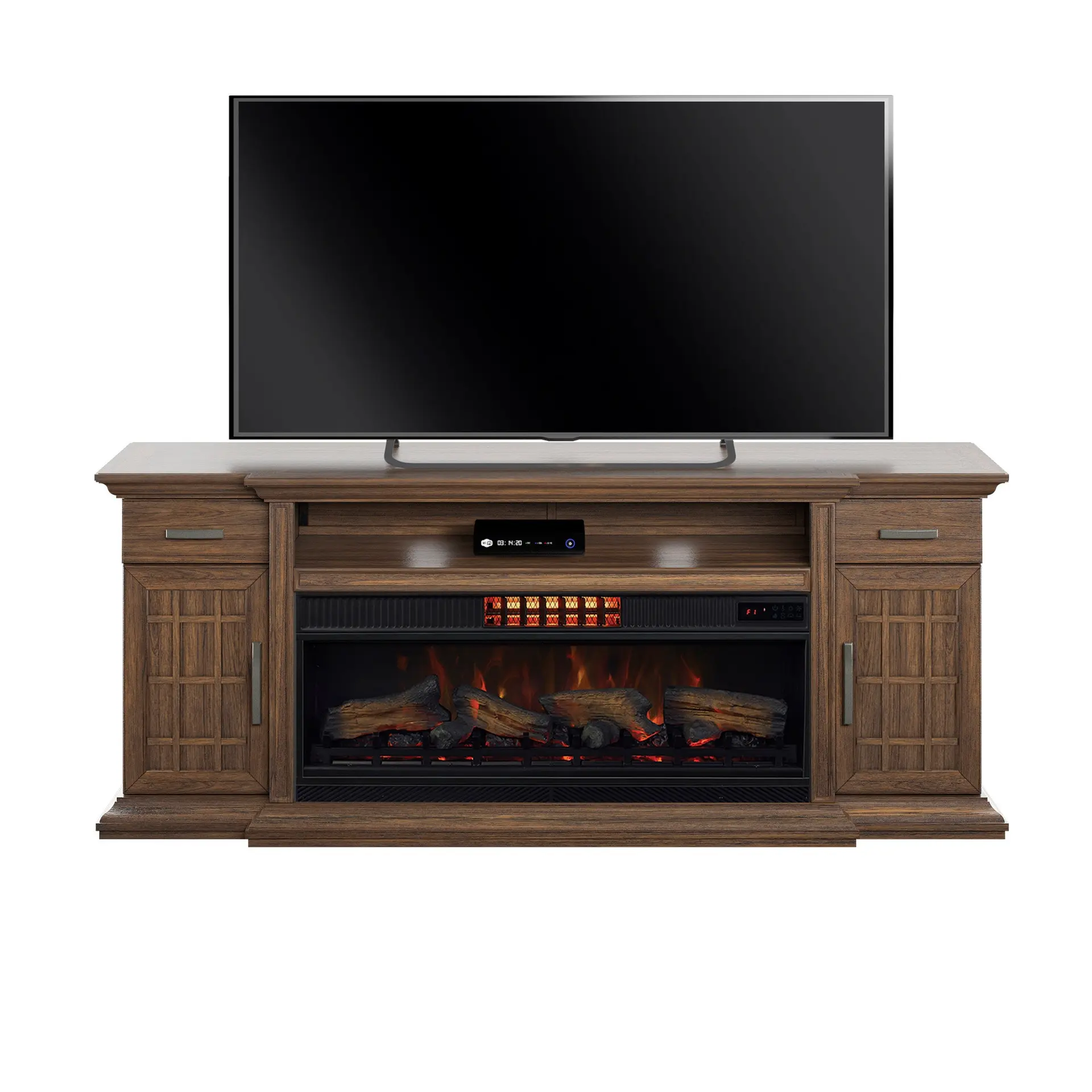 Tresanti Mayson TV Console with ClassicFlame CoolGlow 2-in-1 Electric Fireplace and Fan image 6