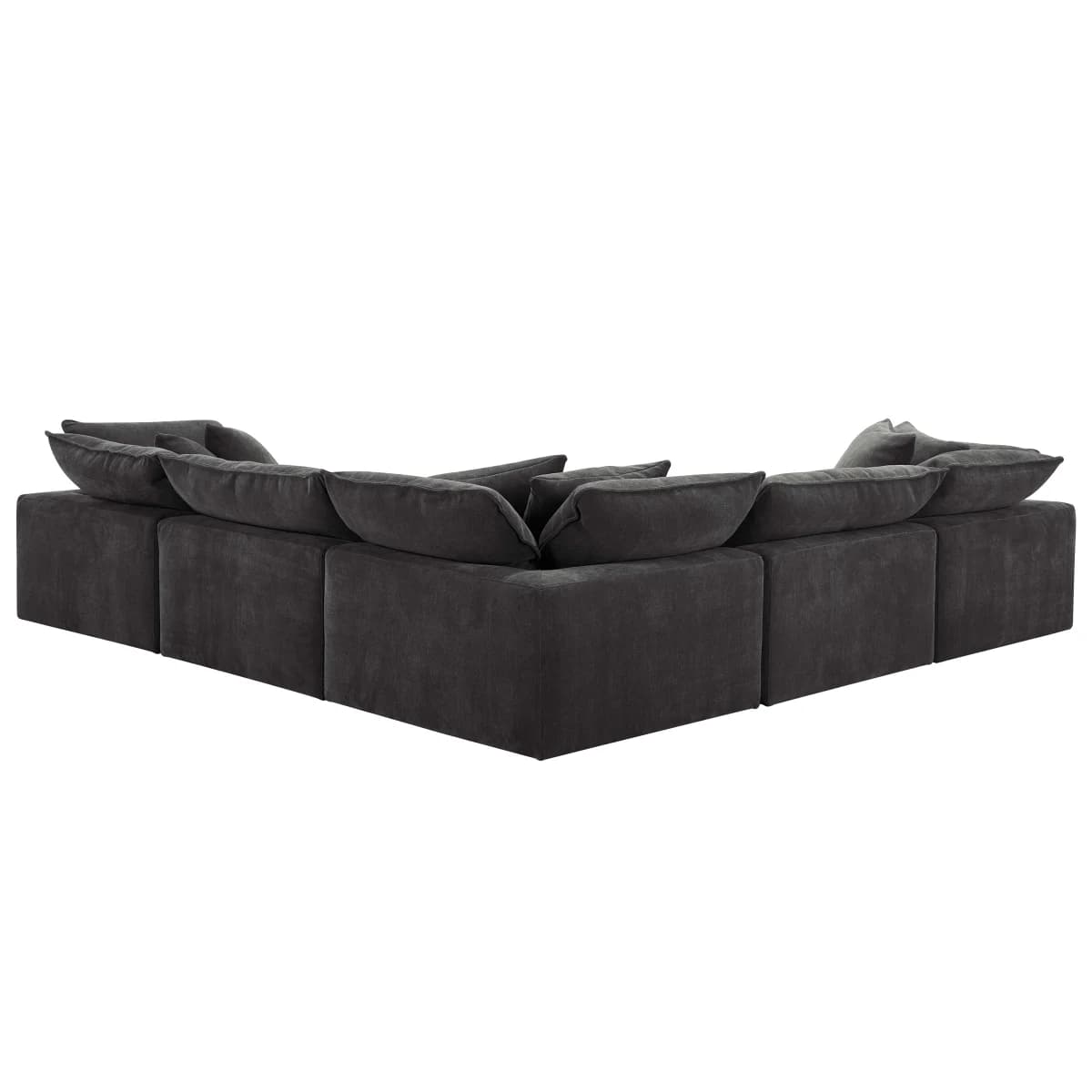 Sereen 6-piece Fabric Modular Sectional, Dark Gray image 6