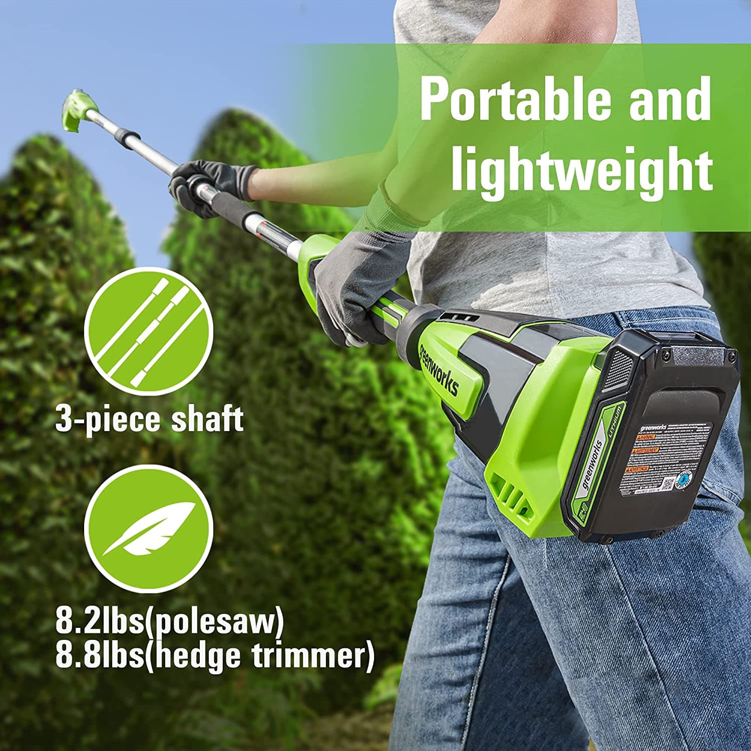 24V Polesaw Greenworks image 6