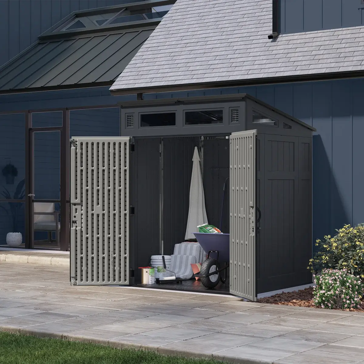 Suncast 6' x 5' Modernist Shed