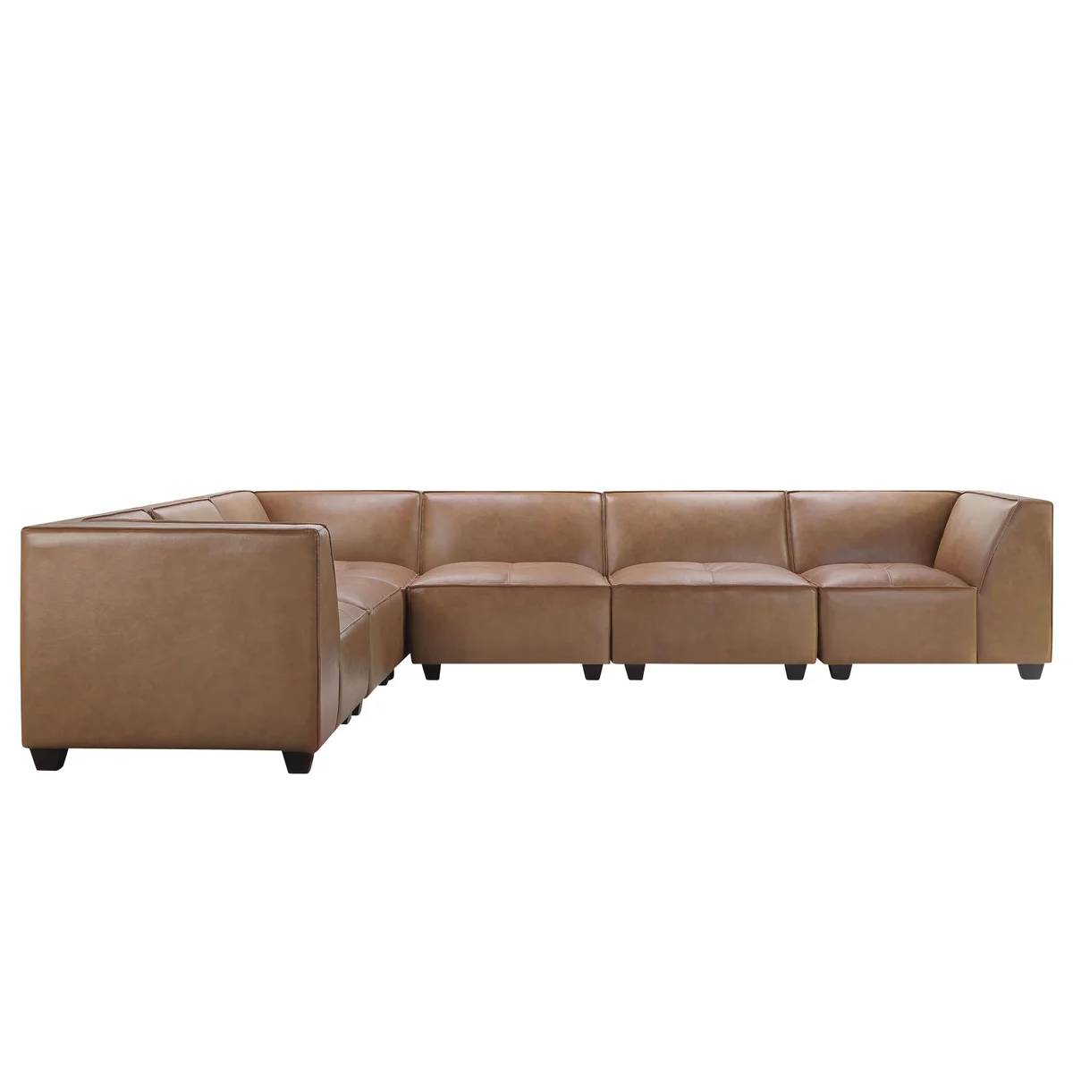 Wallingford 7-piece Sectional in Pecan Brown image 6