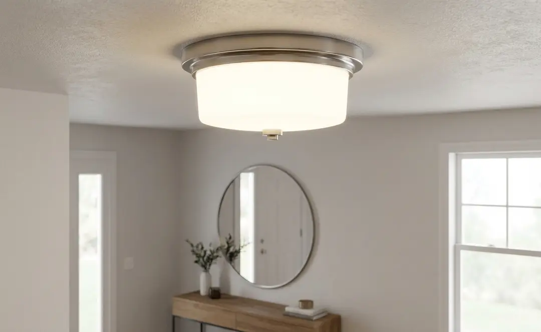 Aubrey 13 in. 60W 2-Light Ceiling Mount Light